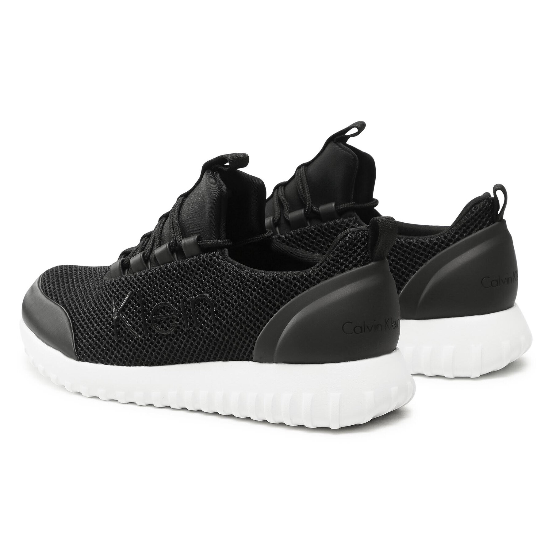 Calvin Klein Jeans Sneakersy Runner Sneaker Laceup Mesh YW0YW00165 Černá - Pepit.cz