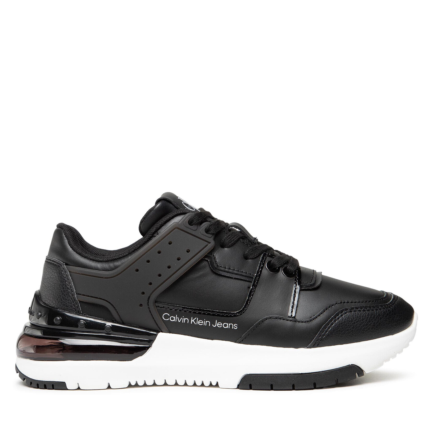 Calvin Klein Jeans Sneakersy Sporty Runner Comfair Laceup Tpu YW0YW00696 Černá - Pepit.cz