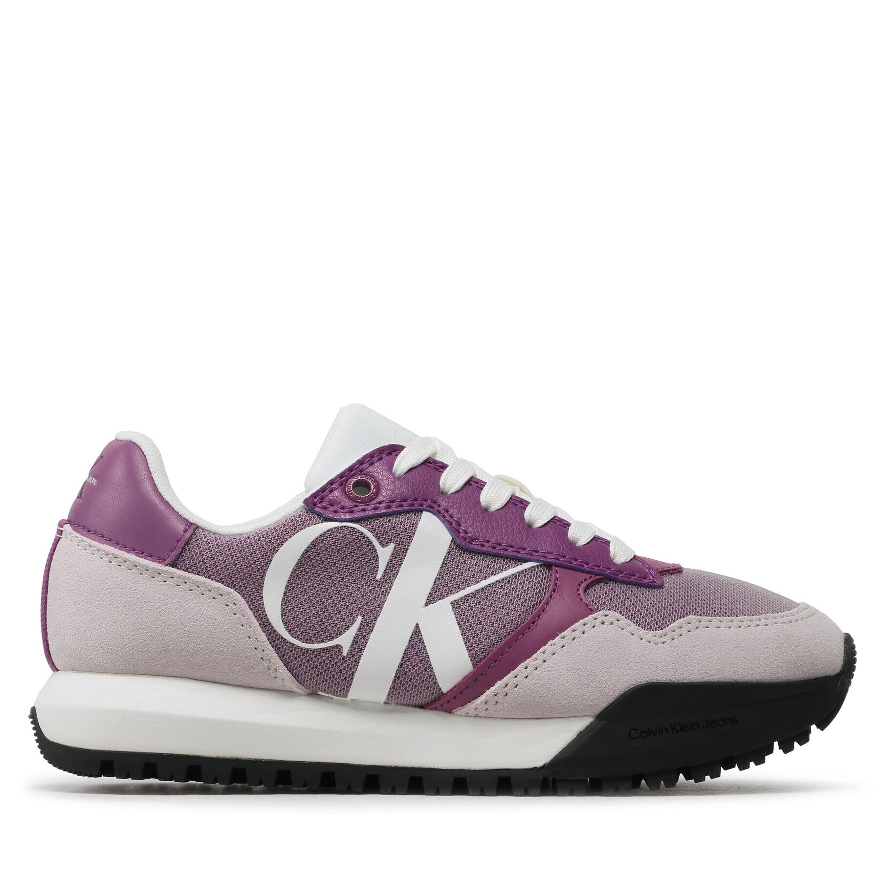 Calvin Klein Jeans Sneakersy Toothy Runner Bold Mono YW0YW00884 Fialová - Pepit.cz