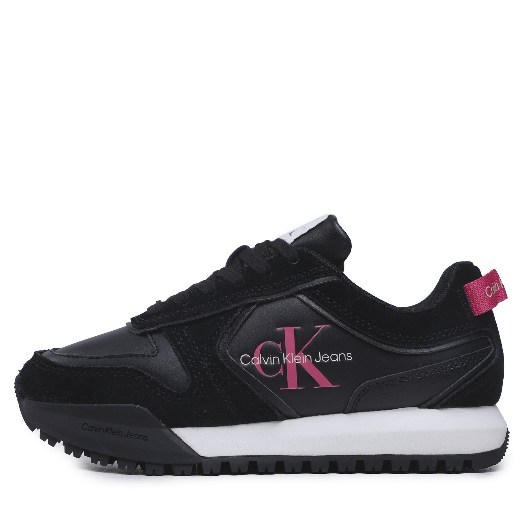 Calvin Klein Jeans Sneakersy Toothy Runner Irregular Lines W YW0YW00934 Černá - Pepit.cz