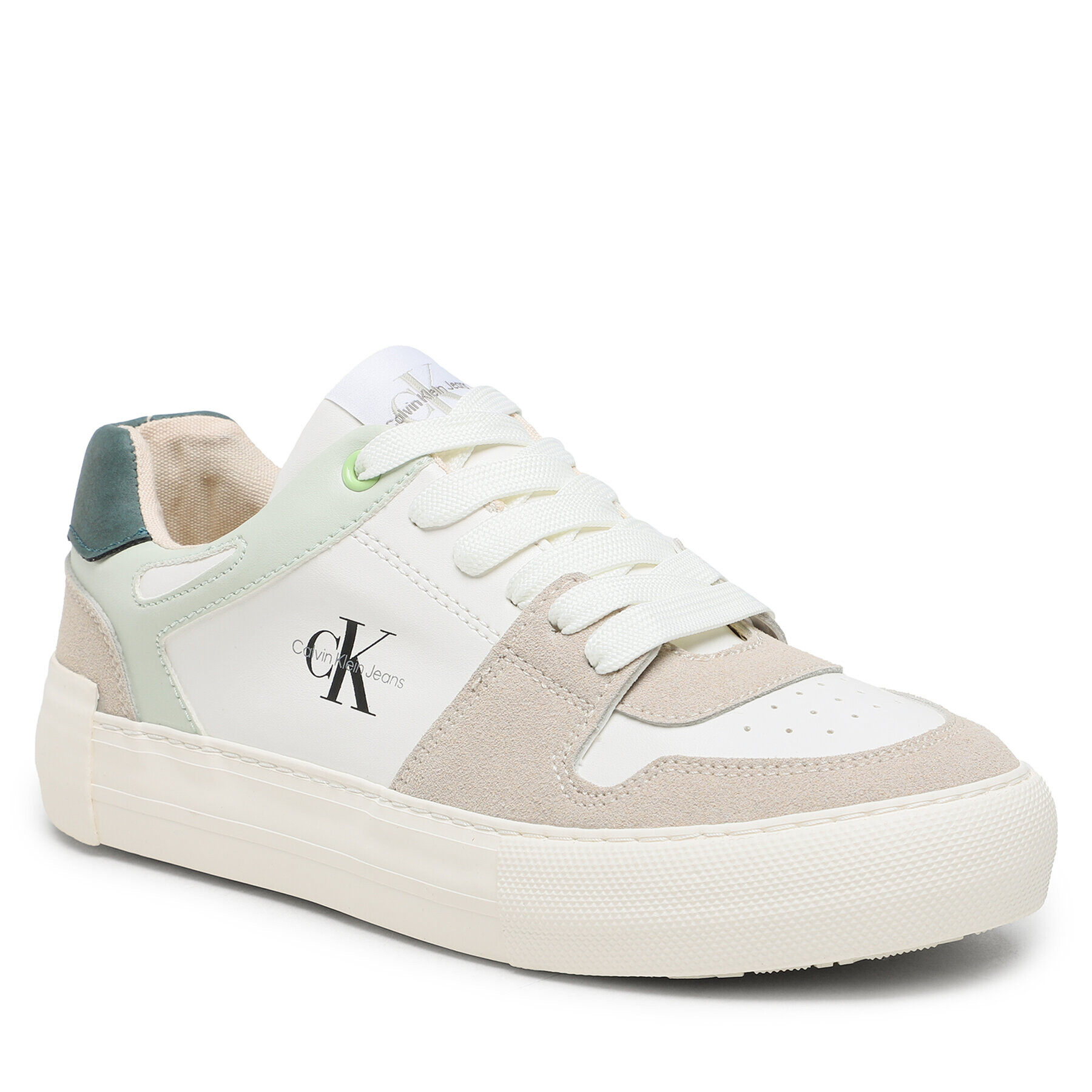 Calvin Klein Jeans Sneakersy V3A9-80662-1269A S Bílá - Pepit.cz