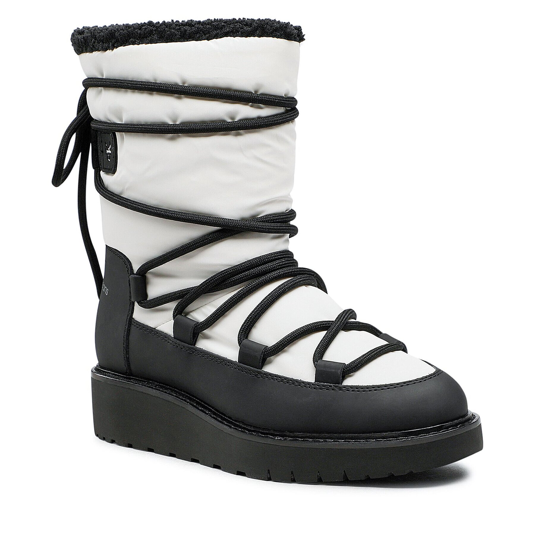 Calvin Klein Jeans Sněhule Plus Snow Boot YW0YW00731 Bílá - Pepit.cz