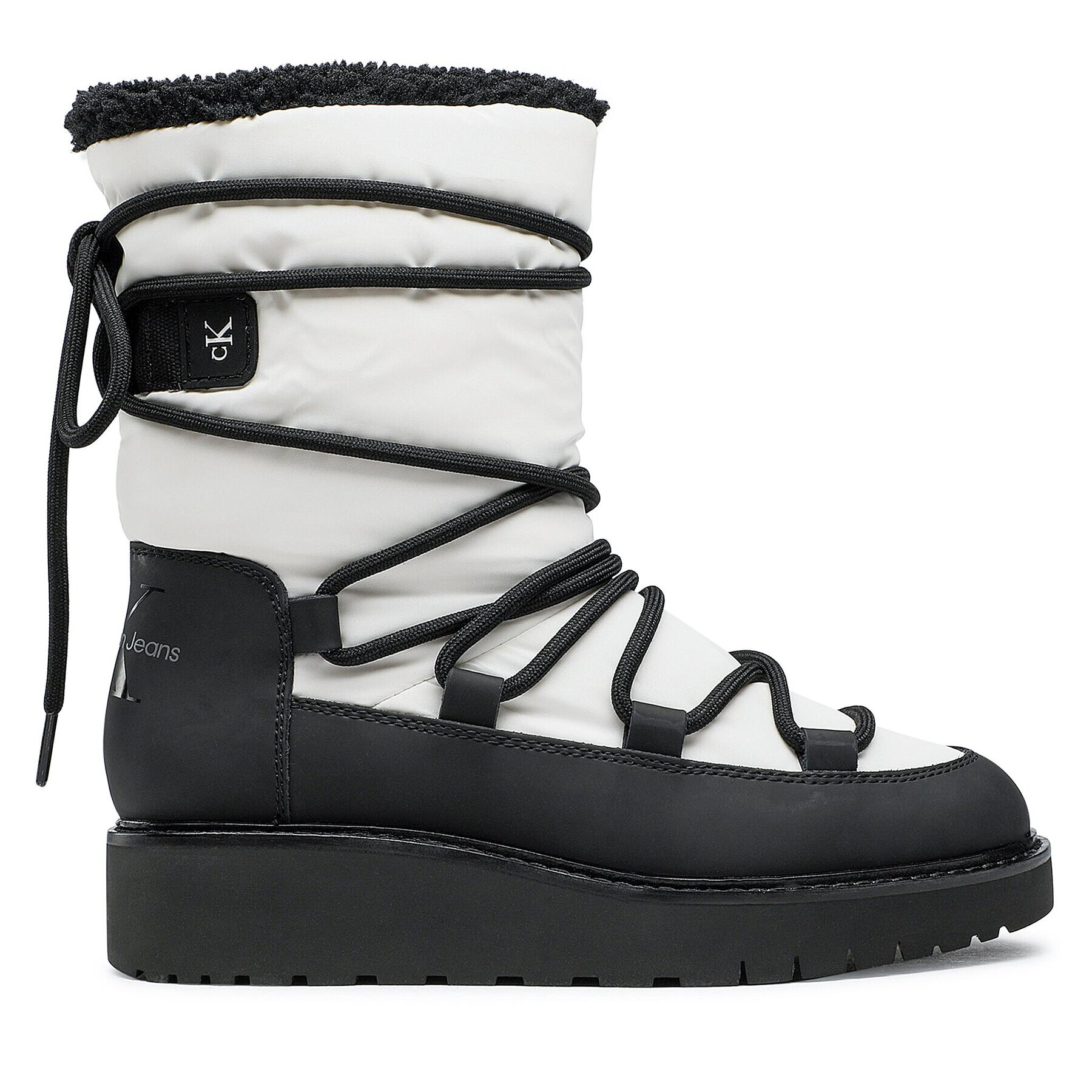 Calvin Klein Jeans Sněhule Plus Snow Boot YW0YW00731 Bílá - Pepit.cz