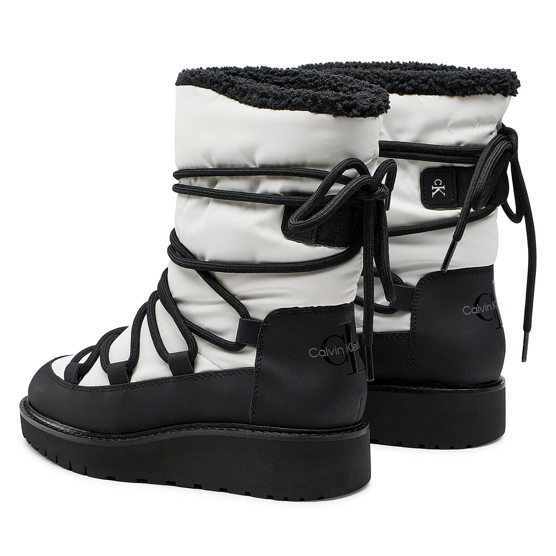 Calvin Klein Jeans Sněhule Plus Snow Boot YW0YW00731 Bílá - Pepit.cz