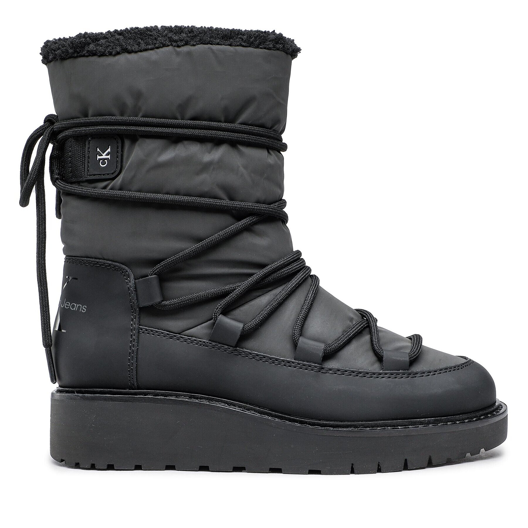 Calvin Klein Jeans Sněhule Plus Snow Boot YW0YW00731 Černá - Pepit.cz