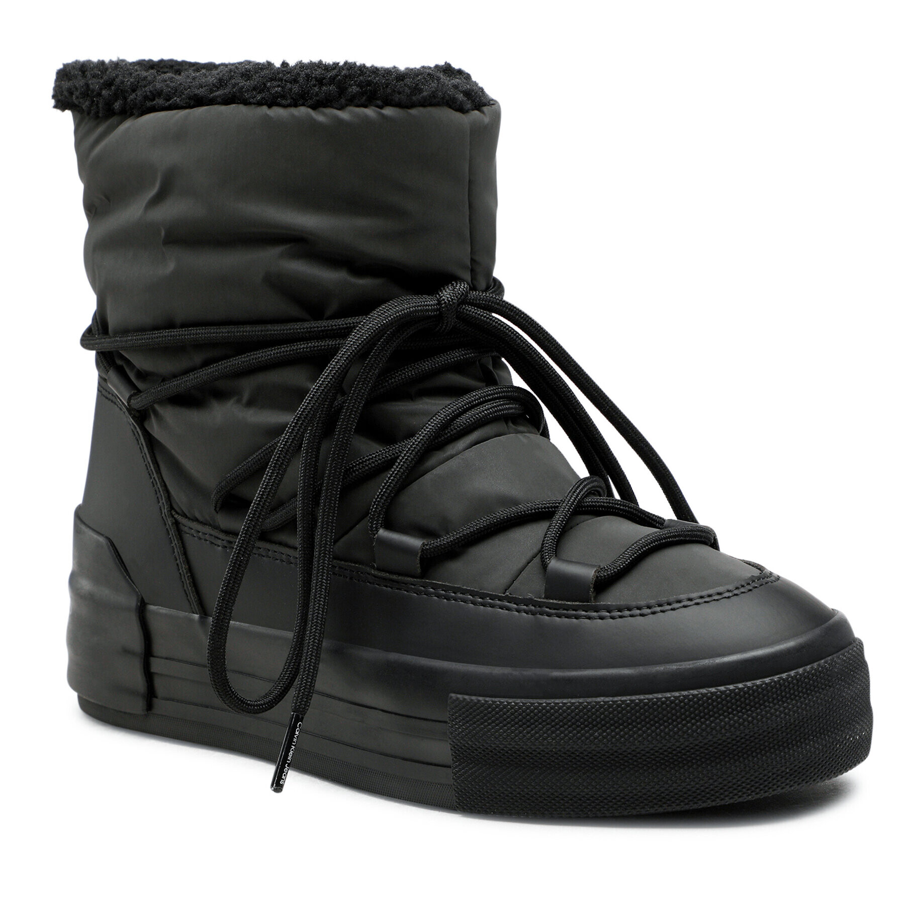 Calvin Klein Jeans Sněhule Vulc Flatform Bold Snow Boot YW0YW00820 Černá - Pepit.cz