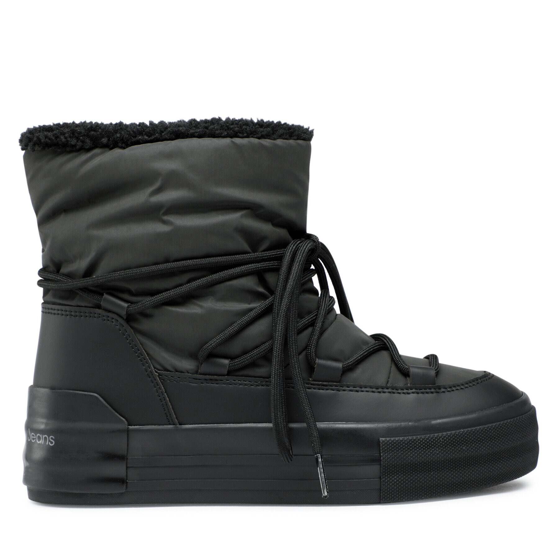 Calvin Klein Jeans Sněhule Vulc Flatform Bold Snow Boot YW0YW00820 Černá - Pepit.cz