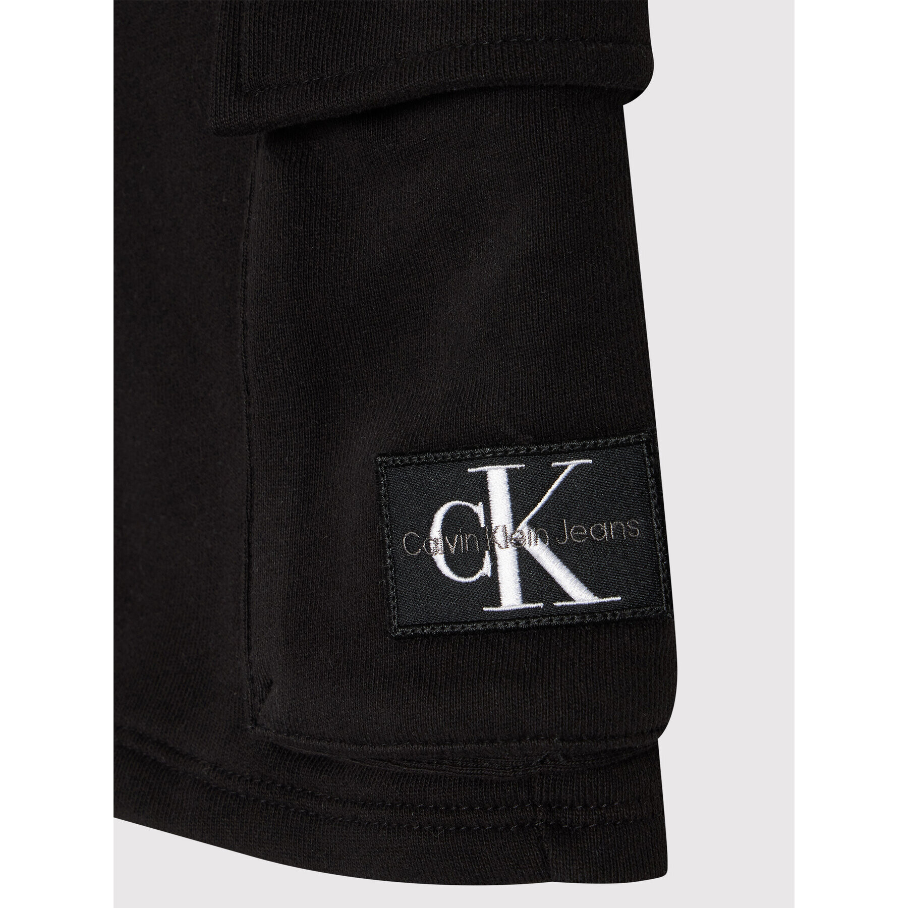 Calvin Klein Jeans Sportovní kraťasy Badge IB0IB01182 Černá Regular Fit - Pepit.cz