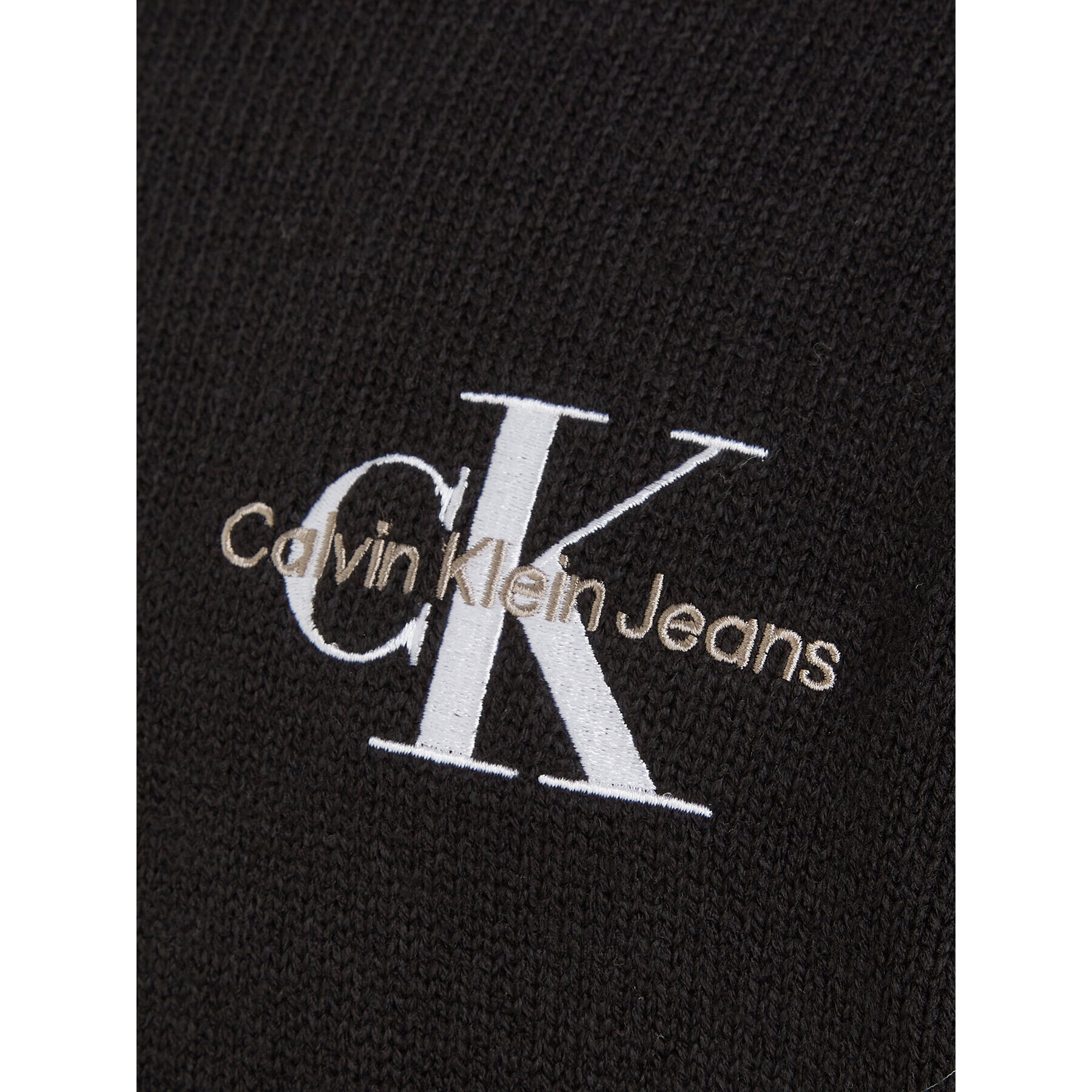 Calvin Klein Jeans Svetr Essential IB0IB01871 Černá Regular Fit - Pepit.cz