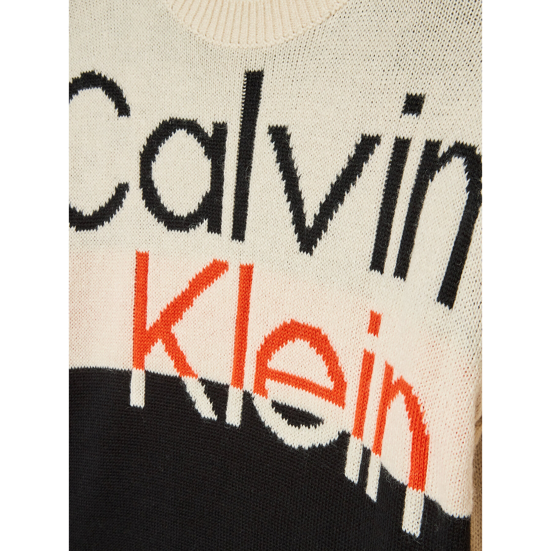 Calvin Klein Jeans Svetr IB0IB01364 Béžová Regular Fit - Pepit.cz