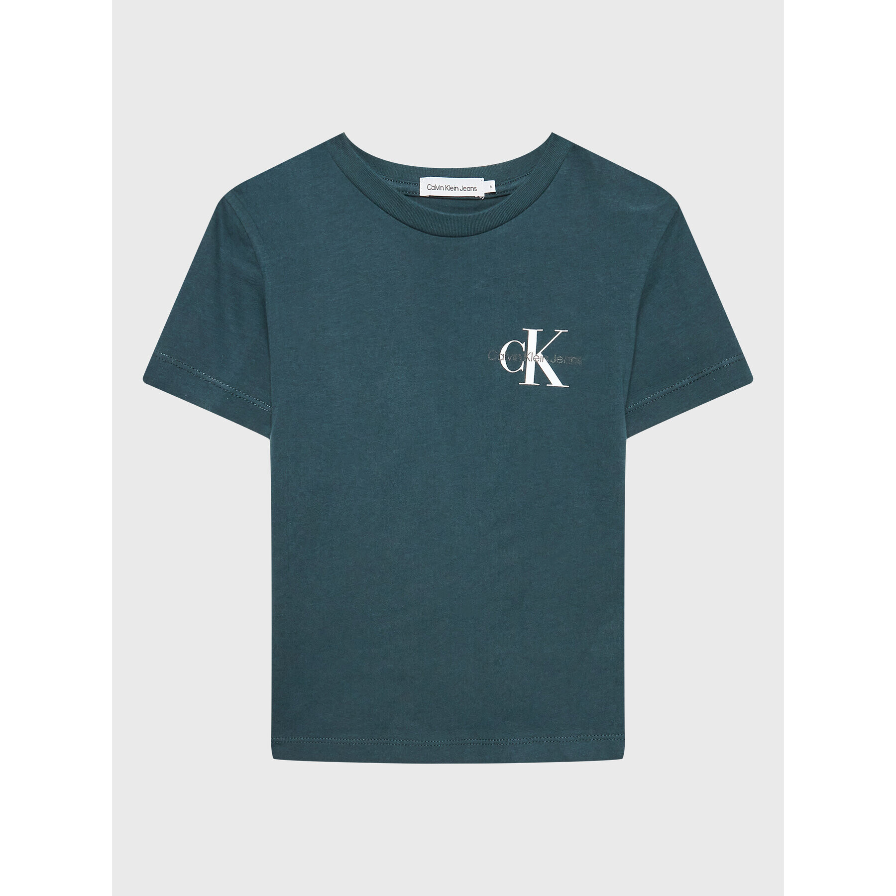 Calvin Klein Jeans T-Shirt Chest Monogram IB0IB01231 Modrá Regular Fit - Pepit.cz