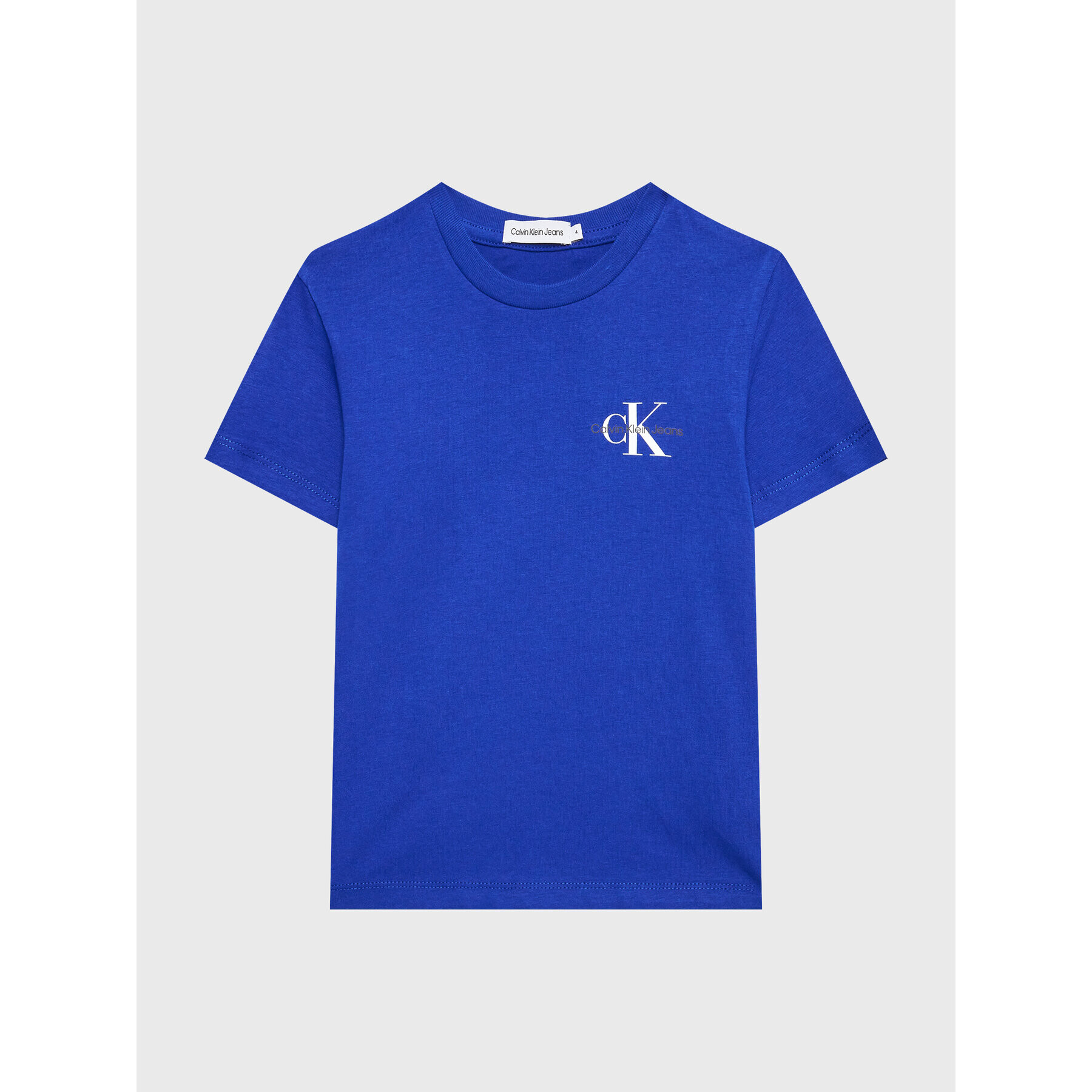 Calvin Klein Jeans T-Shirt Chest Monogram IB0IB01231 Tmavomodrá Regular Fit - Pepit.cz