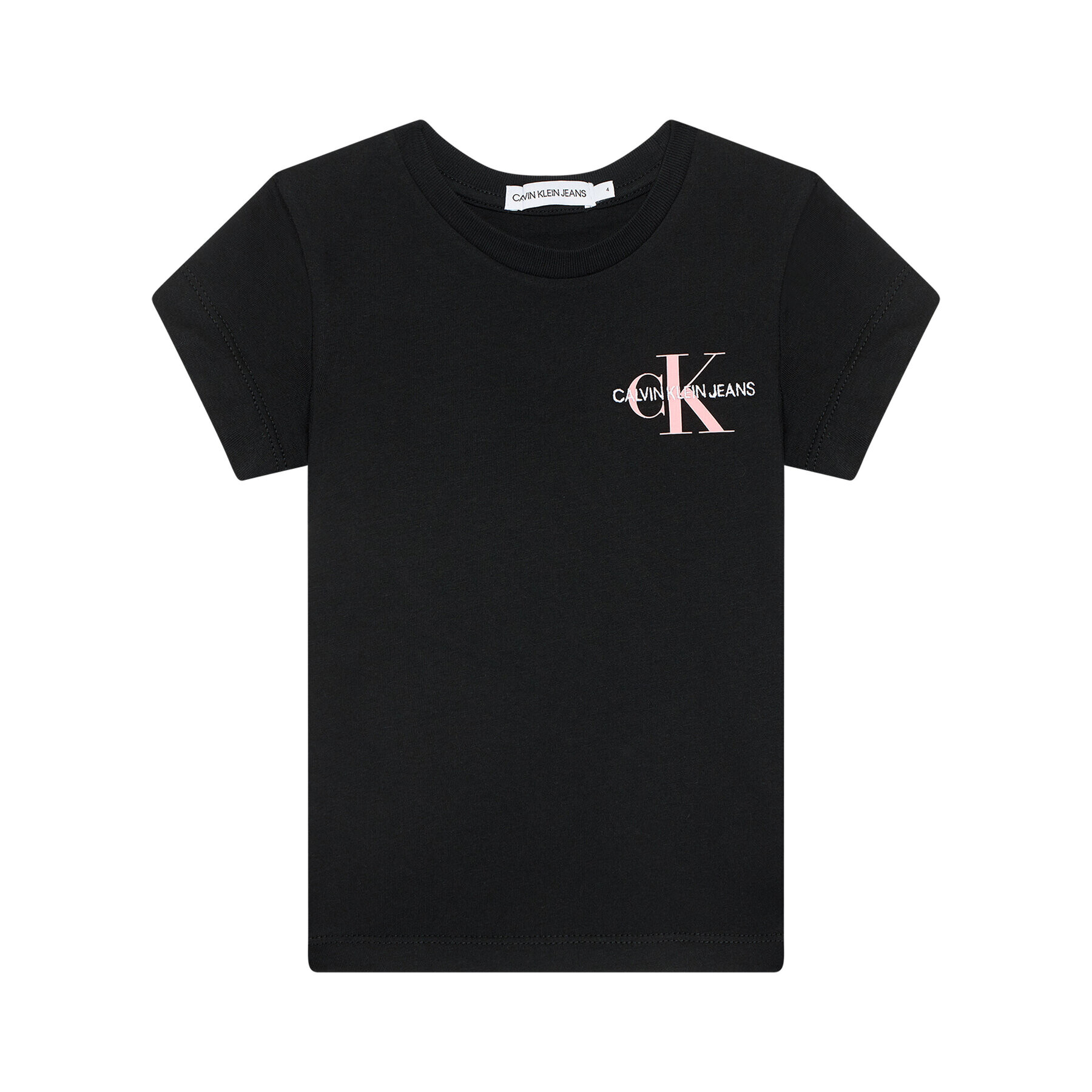 Calvin Klein Jeans T-Shirt Chest Monogram IG0IG00573 Černá Regular Fit - Pepit.cz