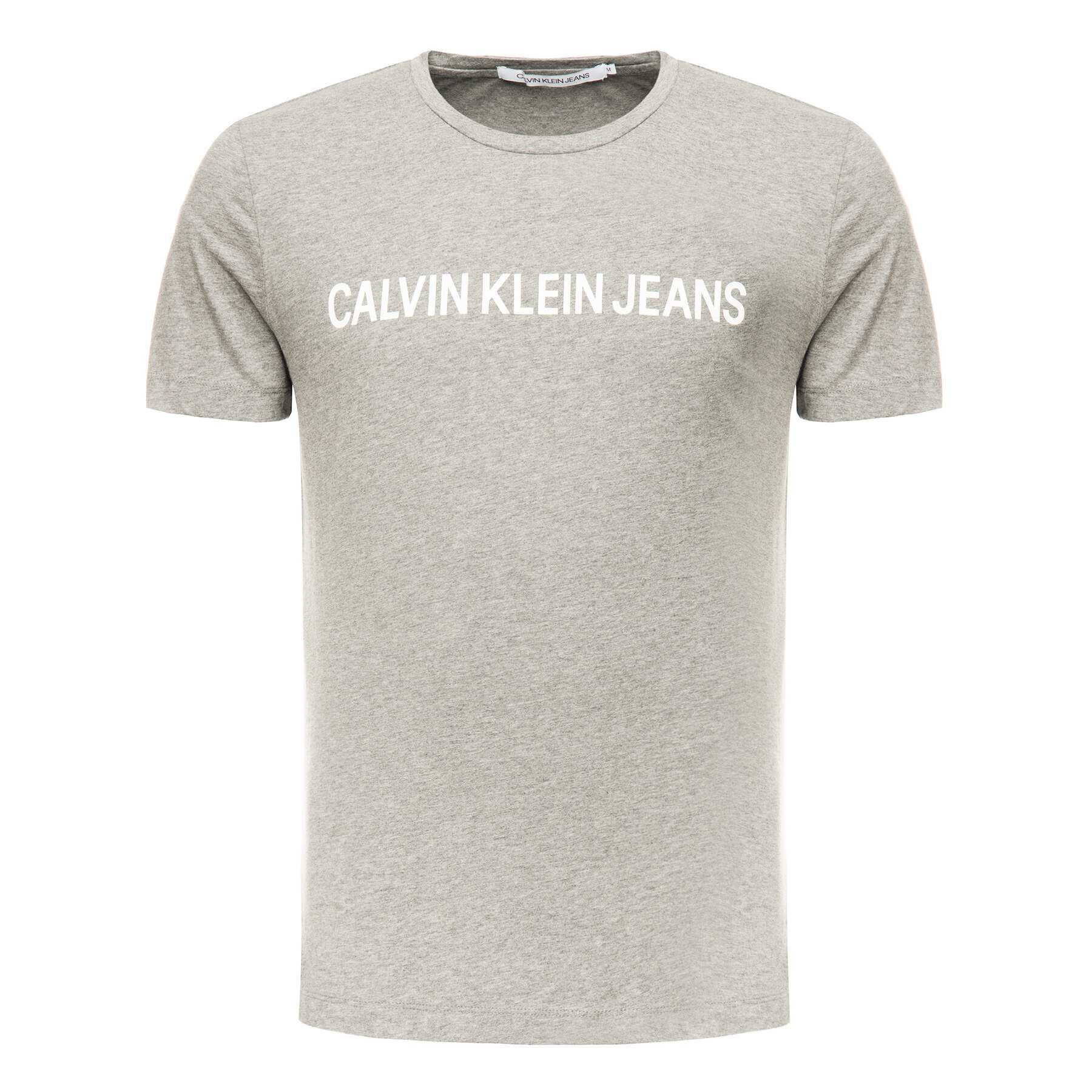 Calvin Klein Jeans T-Shirt Core Institutional Logo J30J307855 Šedá Regular Fit - Pepit.cz