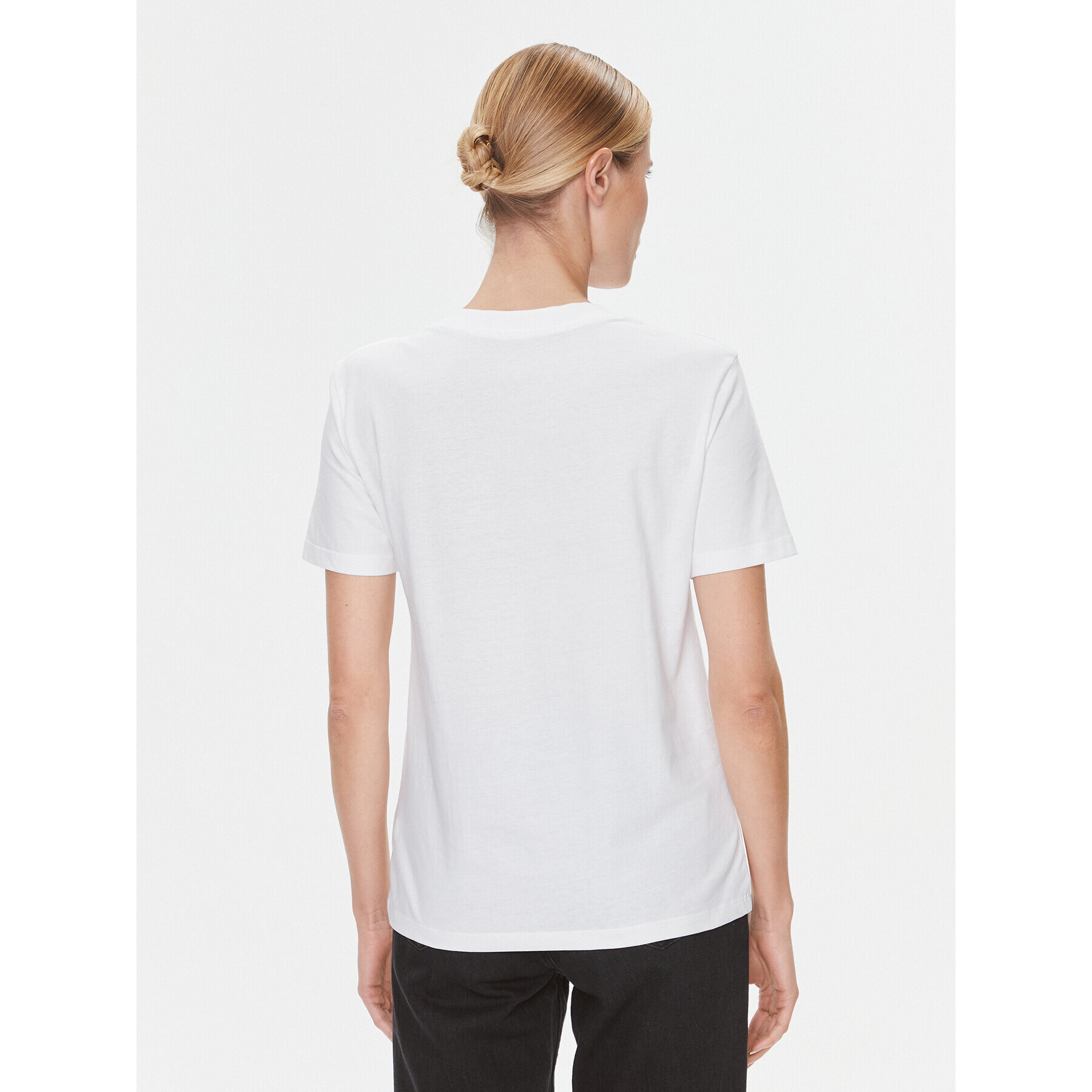 Calvin Klein Jeans T-Shirt Embro Badge J20J222560 Bílá Regular Fit - Pepit.cz