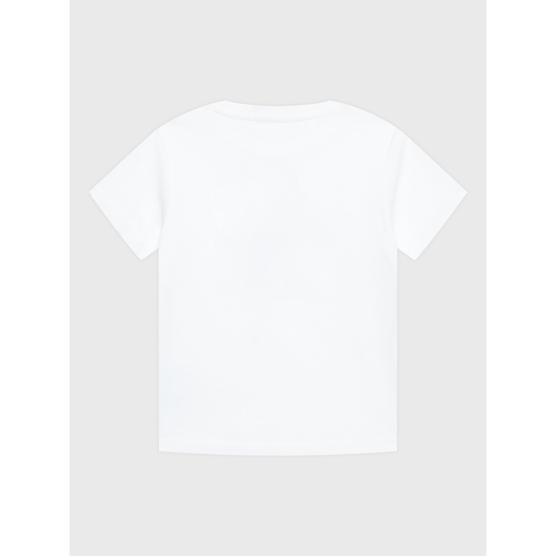 Calvin Klein Jeans T-Shirt Gradient Box Logo IU0IU00296 Bílá Regular Fit - Pepit.cz