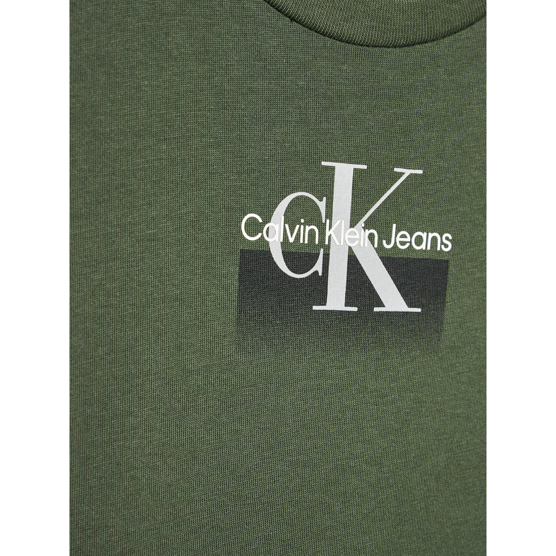 Calvin Klein Jeans T-Shirt Gradient IB0IB01477 Khaki Regular Fit - Pepit.cz