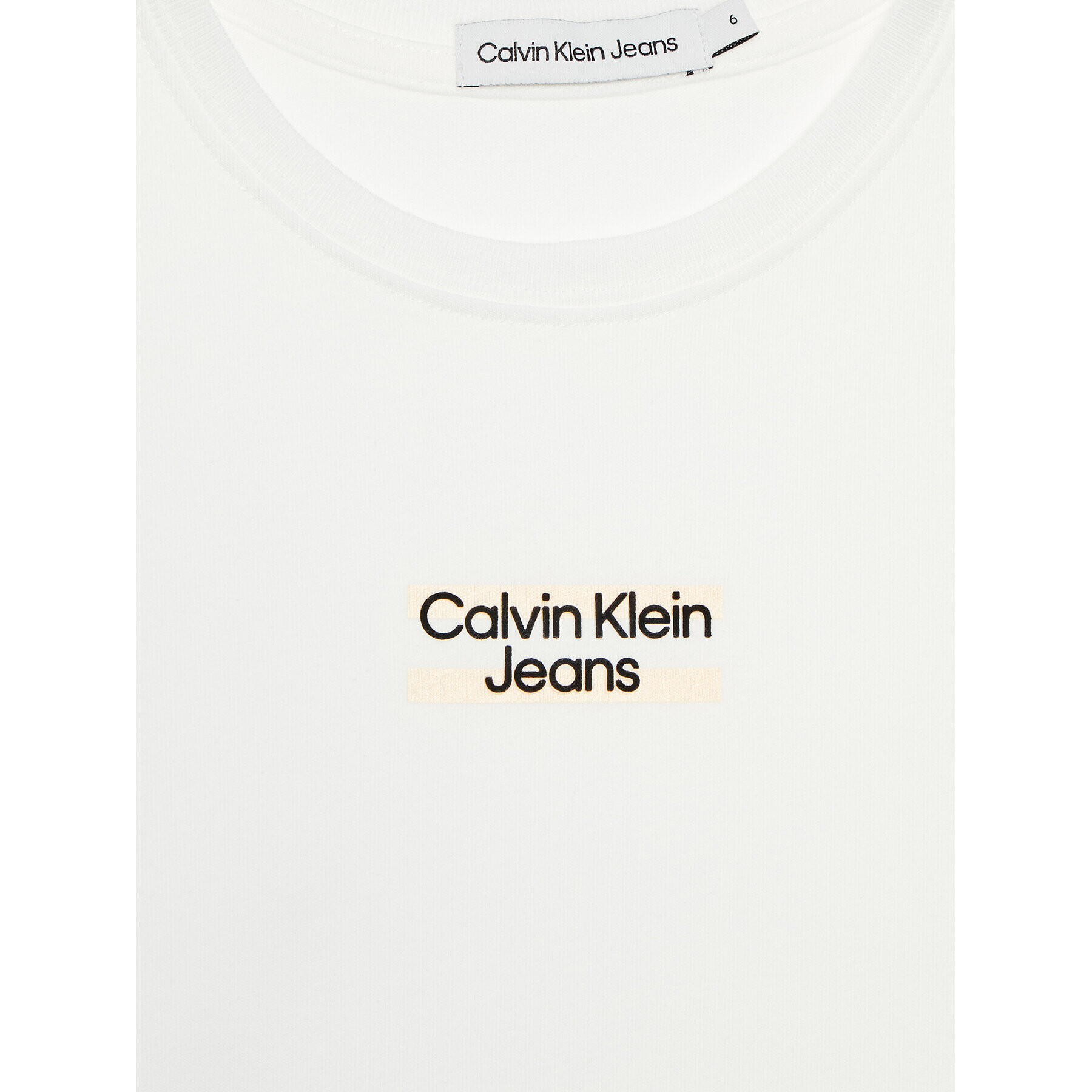 Calvin Klein Jeans T-Shirt Hero Logo IG0IG01940 Bílá Slim Fit - Pepit.cz