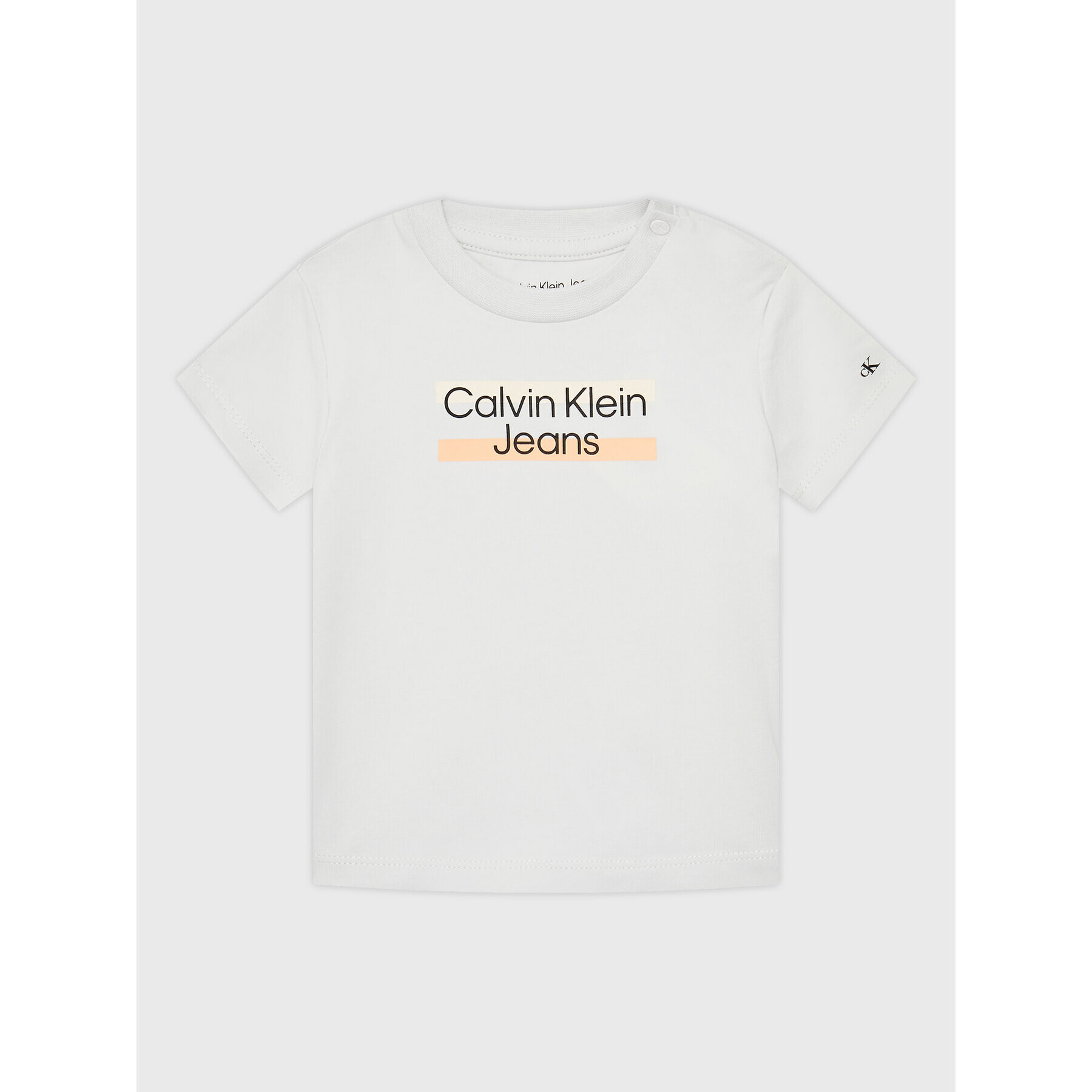 Calvin Klein Jeans T-Shirt Hero Logo IN0IN00068 Šedá Regular Fit - Pepit.cz