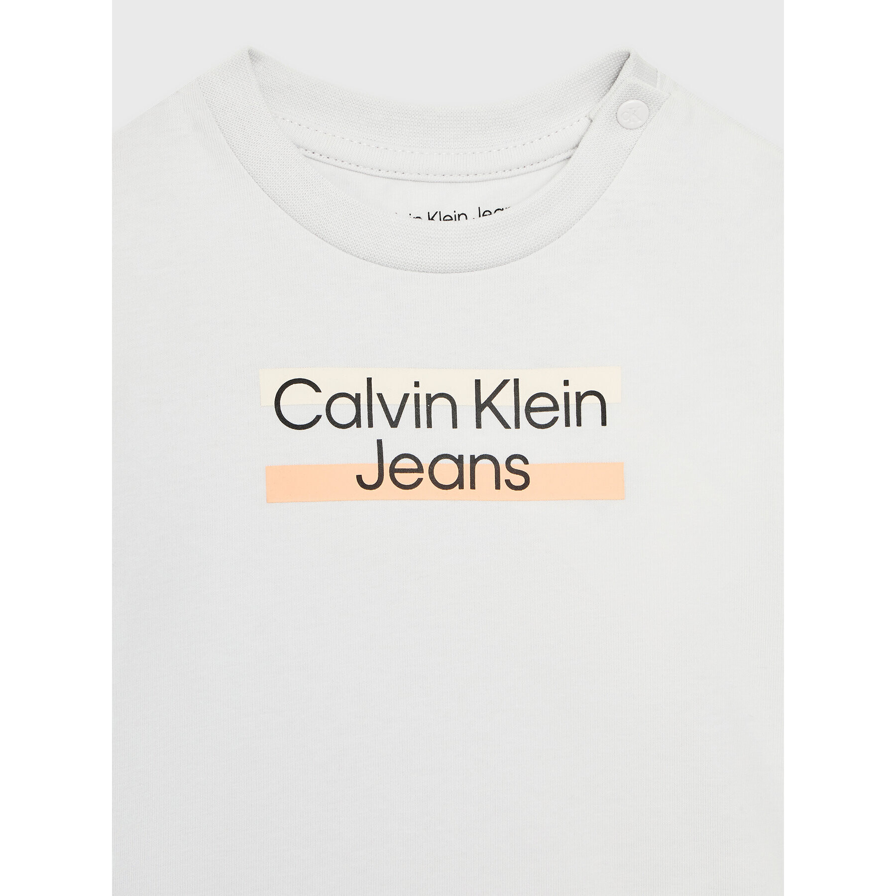 Calvin Klein Jeans T-Shirt Hero Logo IN0IN00068 Šedá Regular Fit - Pepit.cz