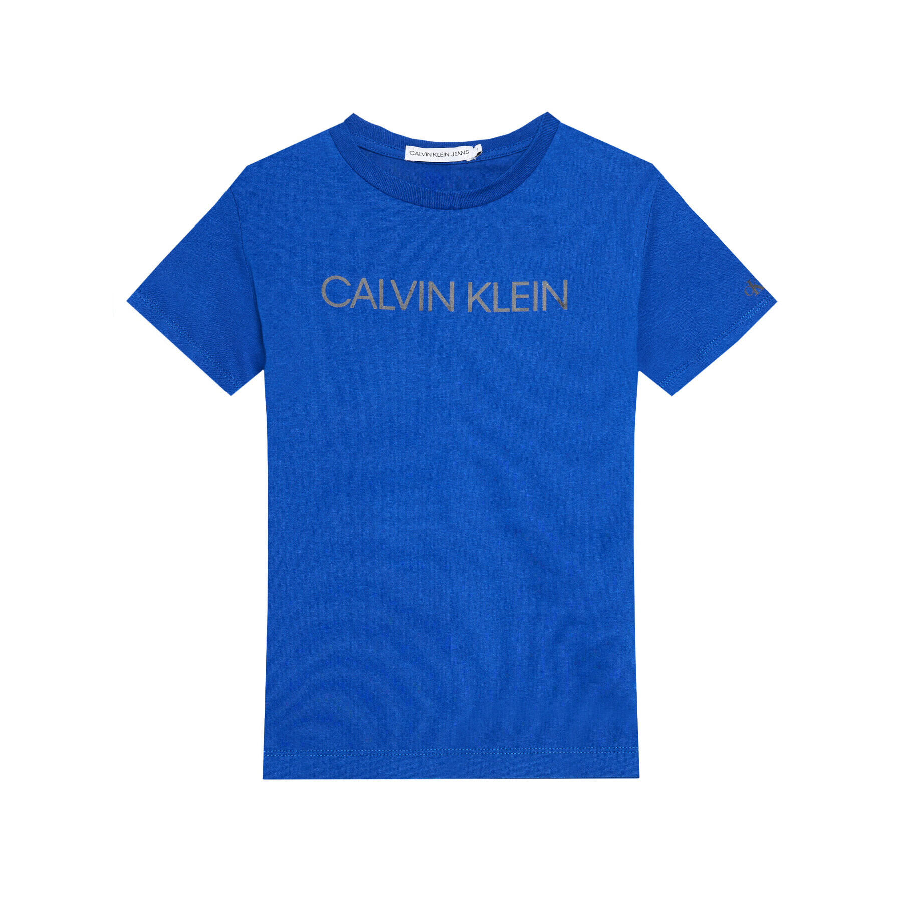 Calvin Klein Jeans T-Shirt IB0IB00347 Modrá Regular Fit - Pepit.cz