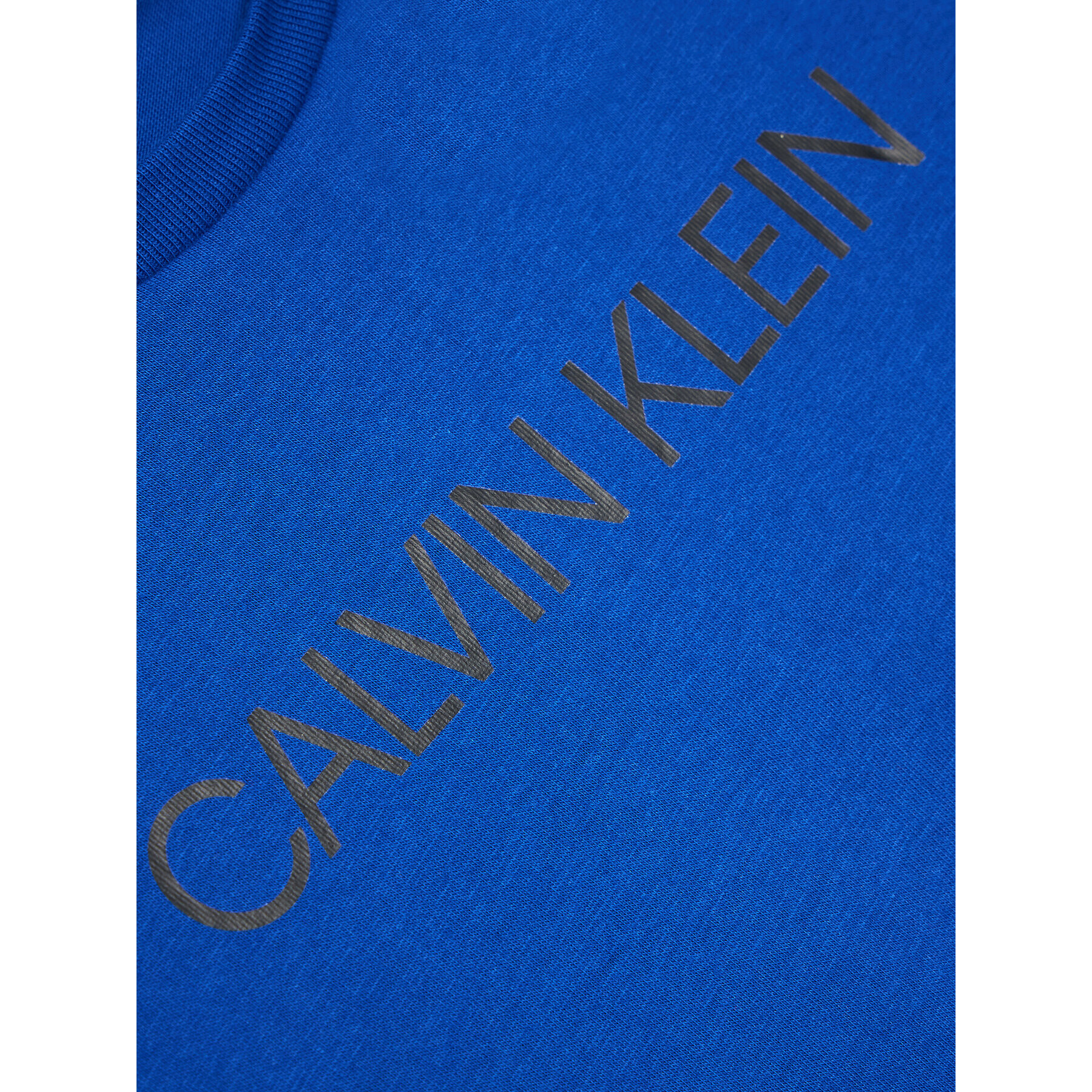 Calvin Klein Jeans T-Shirt IB0IB00347 Modrá Regular Fit - Pepit.cz