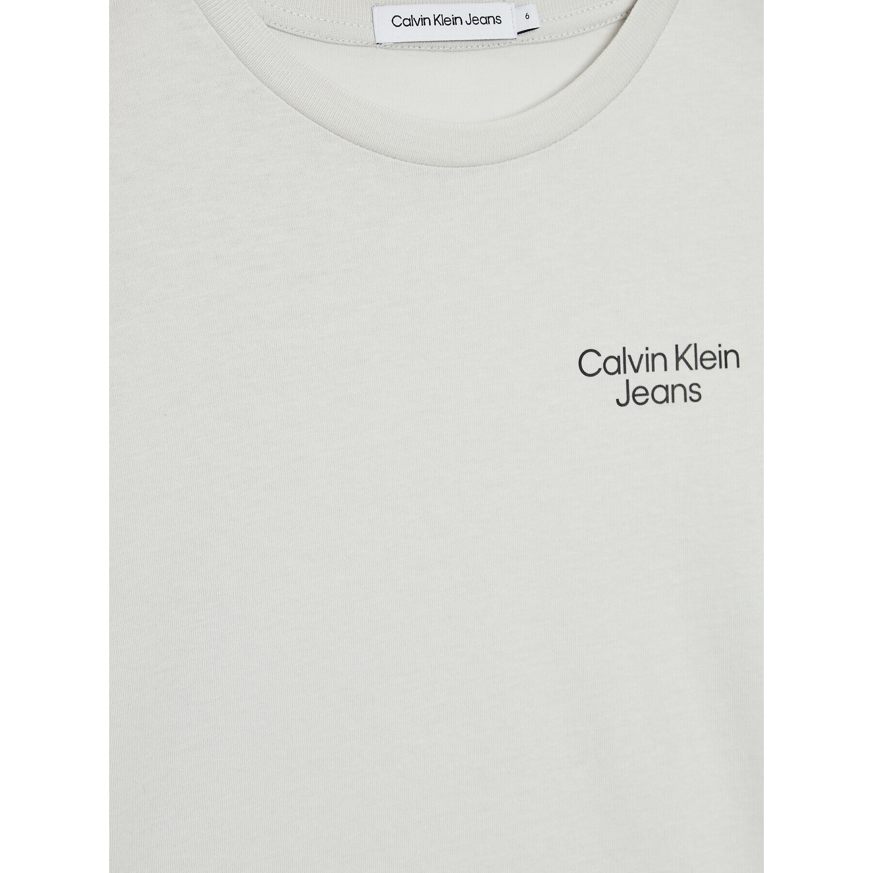 Calvin Klein Jeans T-Shirt IB0IB01319 Šedá Regular Fit - Pepit.cz