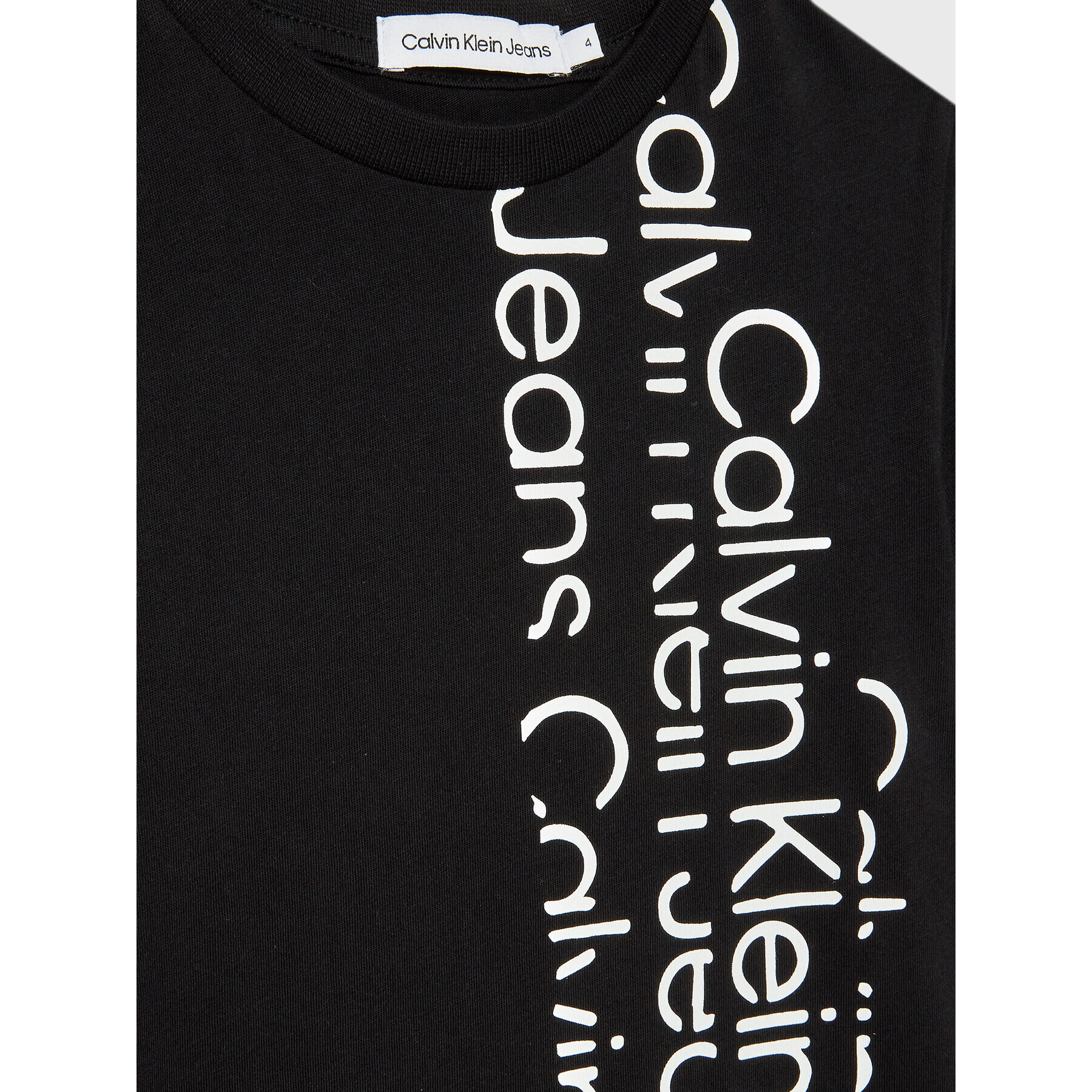 Calvin Klein Jeans T-Shirt IB0IB01535 Černá Regular Fit - Pepit.cz