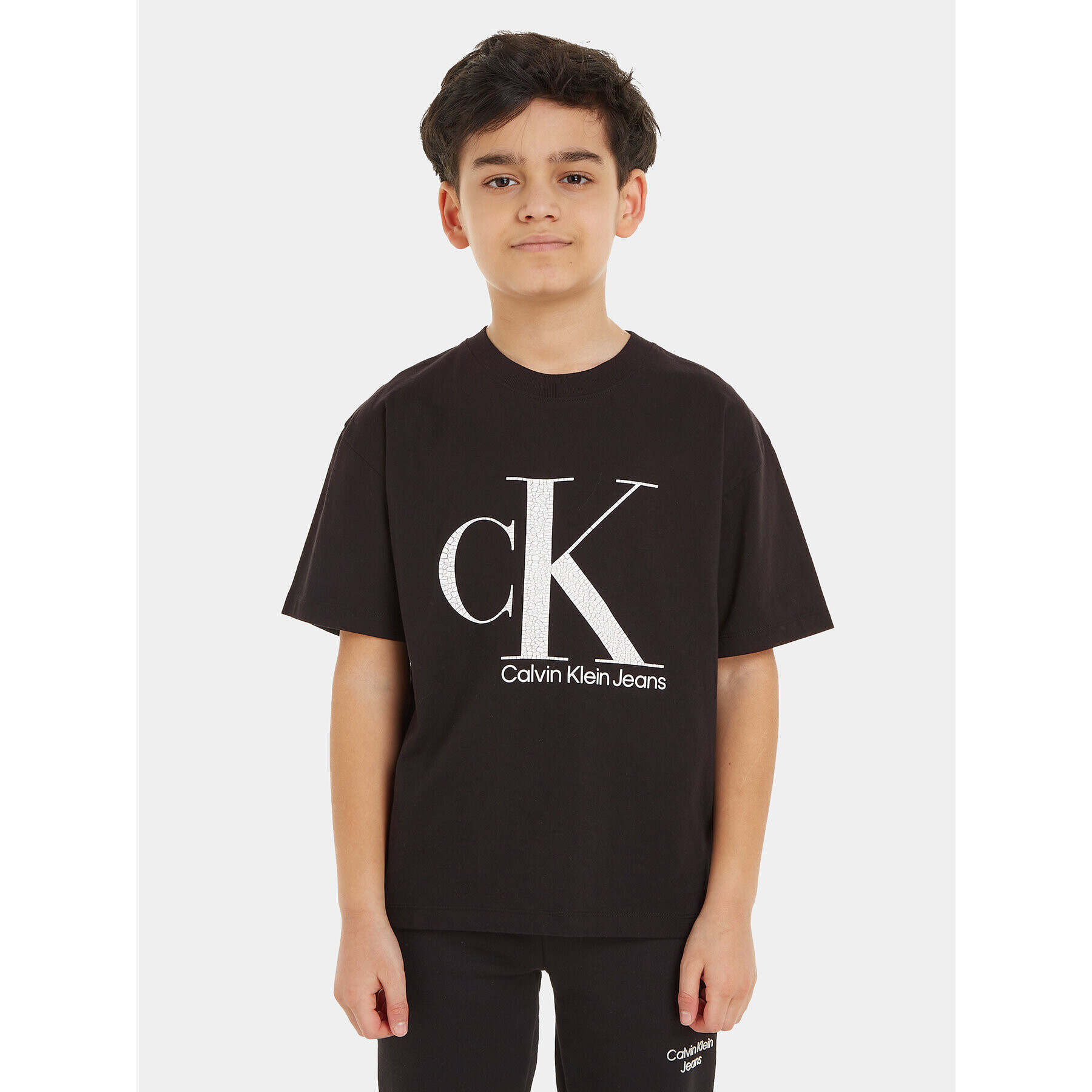 Calvin Klein Jeans T-Shirt IB0IB01899 Černá Regular Fit - Pepit.cz