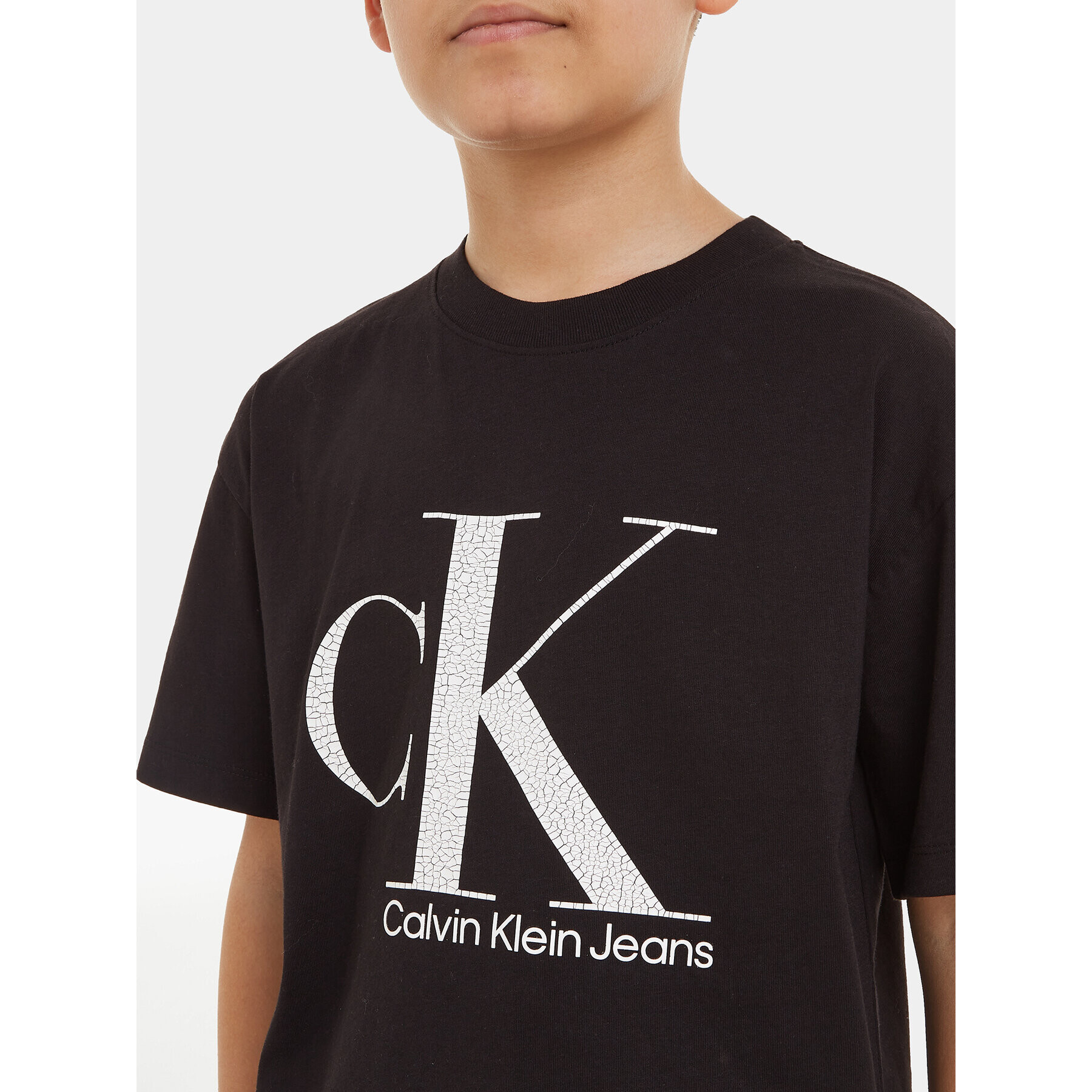 Calvin Klein Jeans T-Shirt IB0IB01899 Černá Regular Fit - Pepit.cz