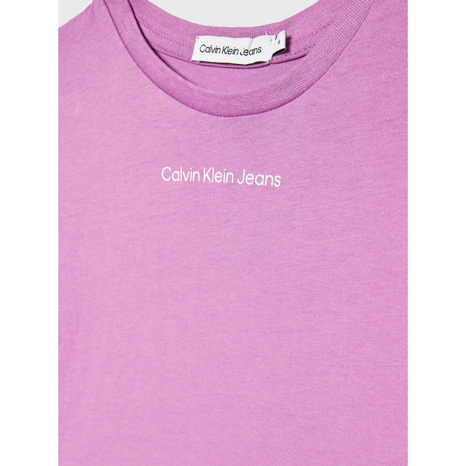 Calvin Klein Jeans T-Shirt IG0IG01536 Fialová Boxy Fit - Pepit.cz