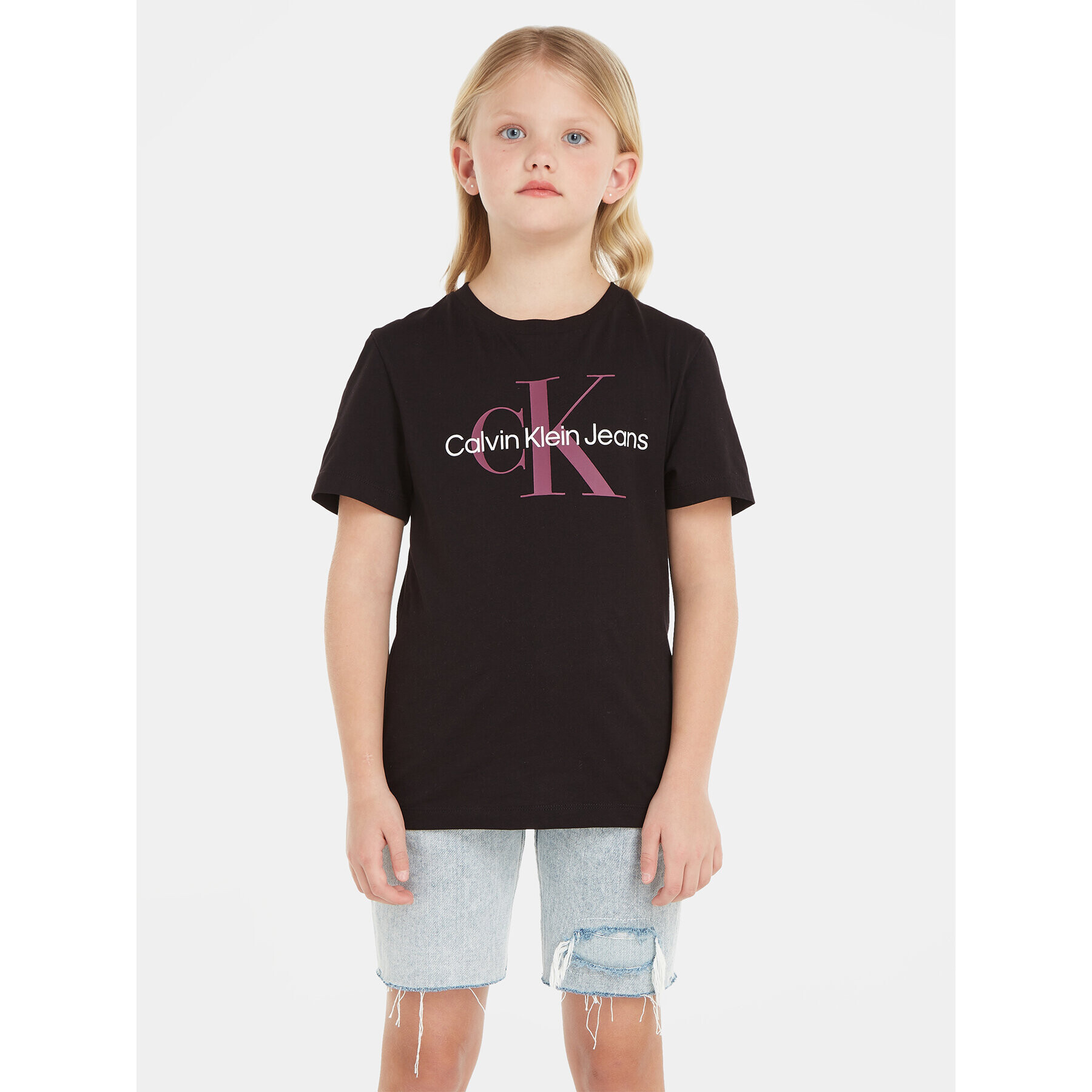 Calvin Klein Jeans T-Shirt IU0IU00460 Černá Regular Fit - Pepit.cz