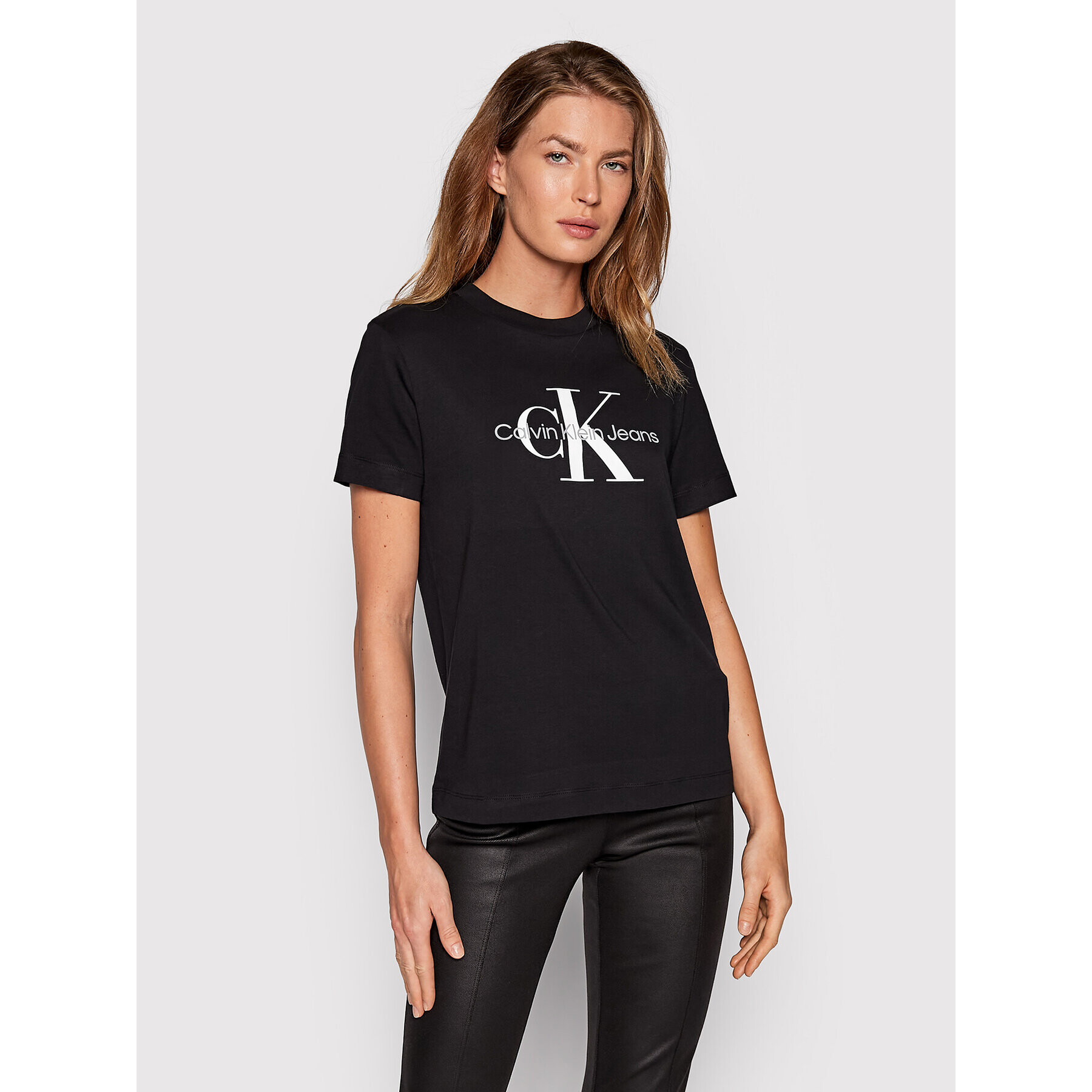 Calvin Klein Jeans T-Shirt J20J219142 Černá Regular Fit - Pepit.cz