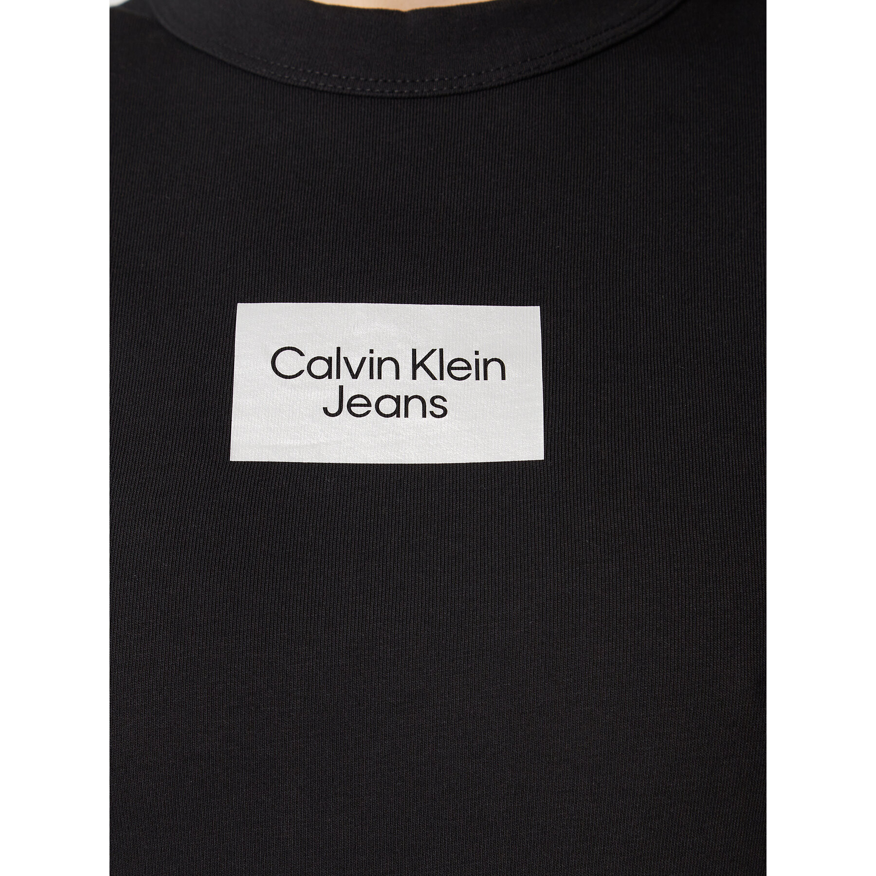 Calvin Klein Jeans T-Shirt J20J220274 Černá Slim Fit - Pepit.cz