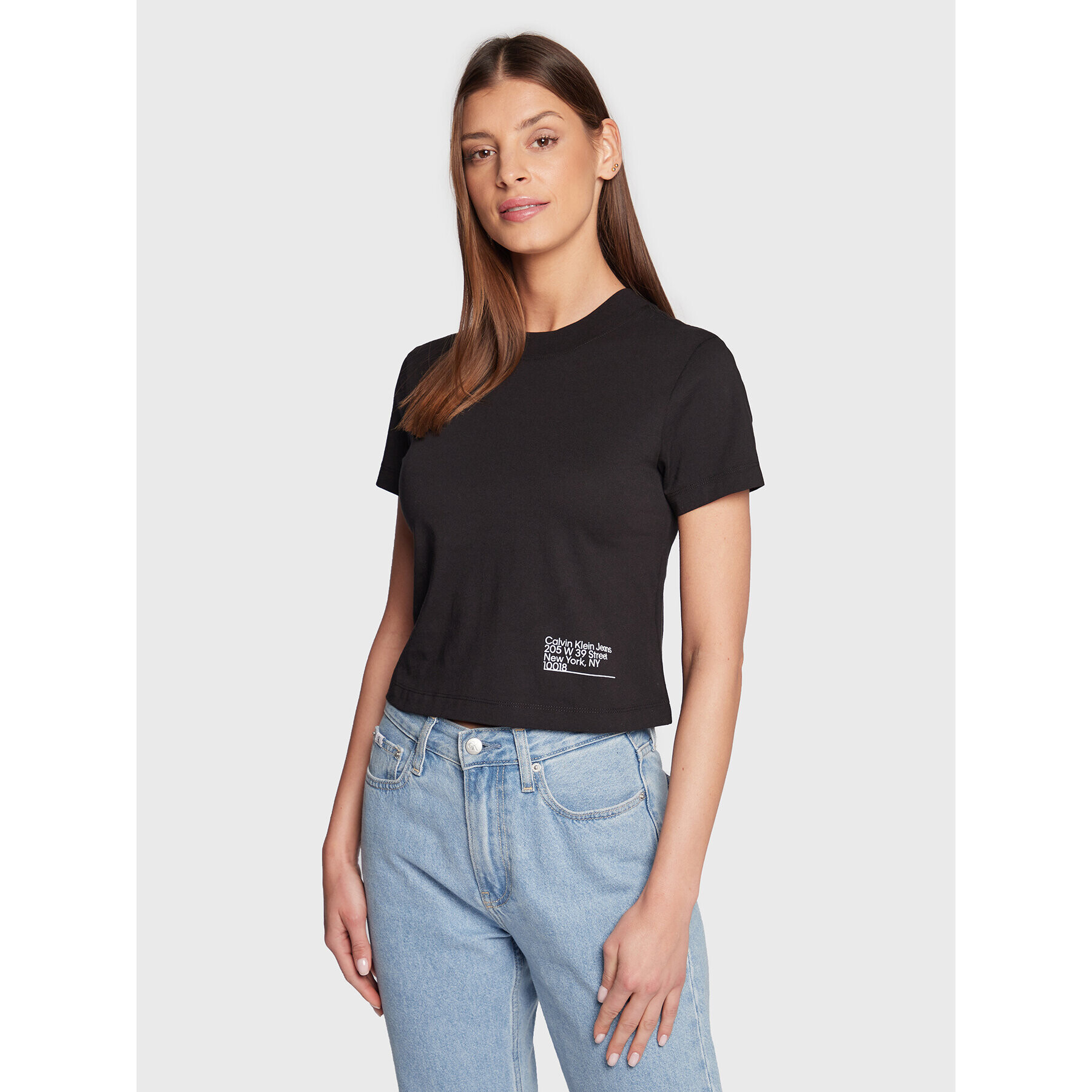 Calvin Klein Jeans T-Shirt J20J220276 Černá Regular Fit - Pepit.cz