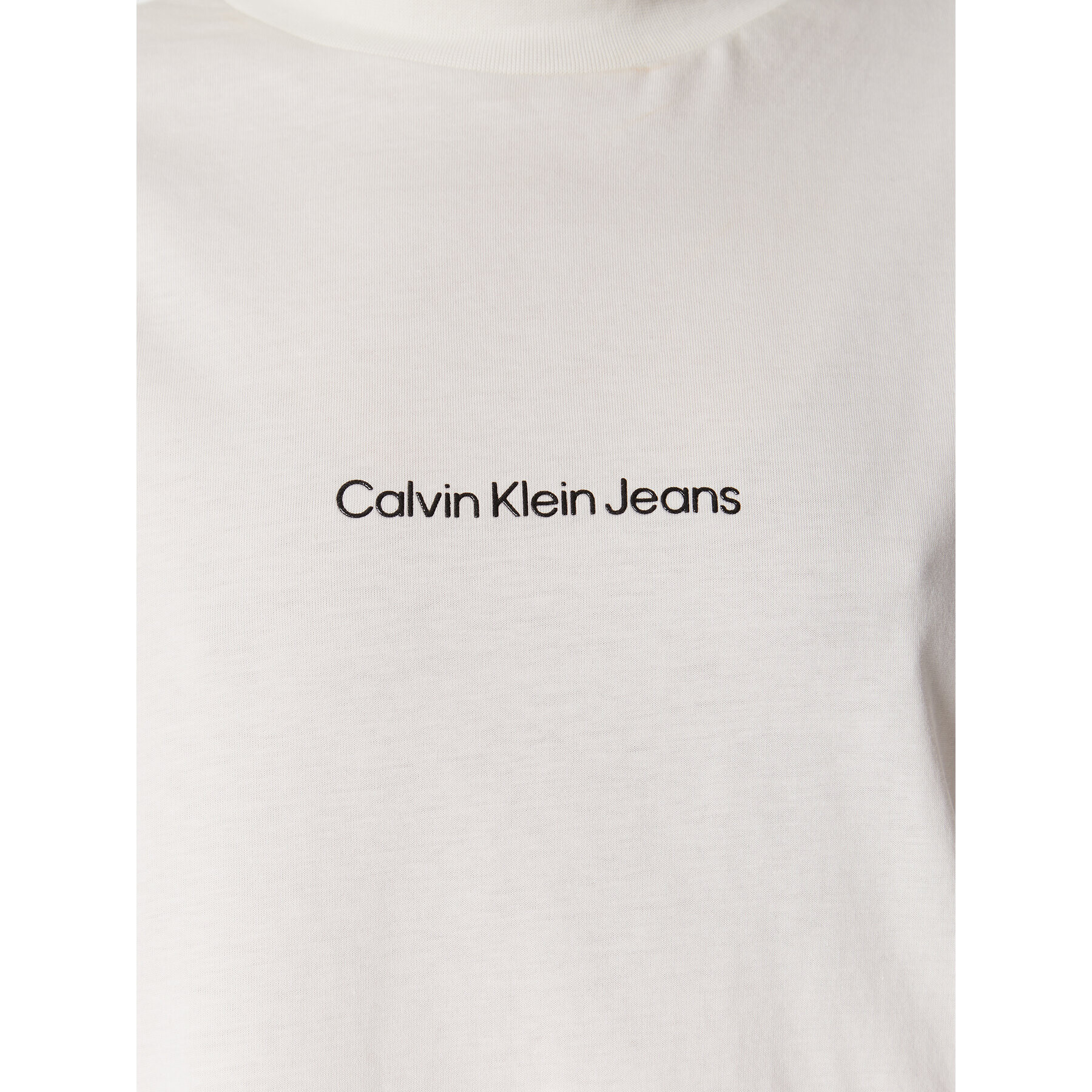 Calvin Klein Jeans T-Shirt J20J220514 Bílá Loose Fit - Pepit.cz