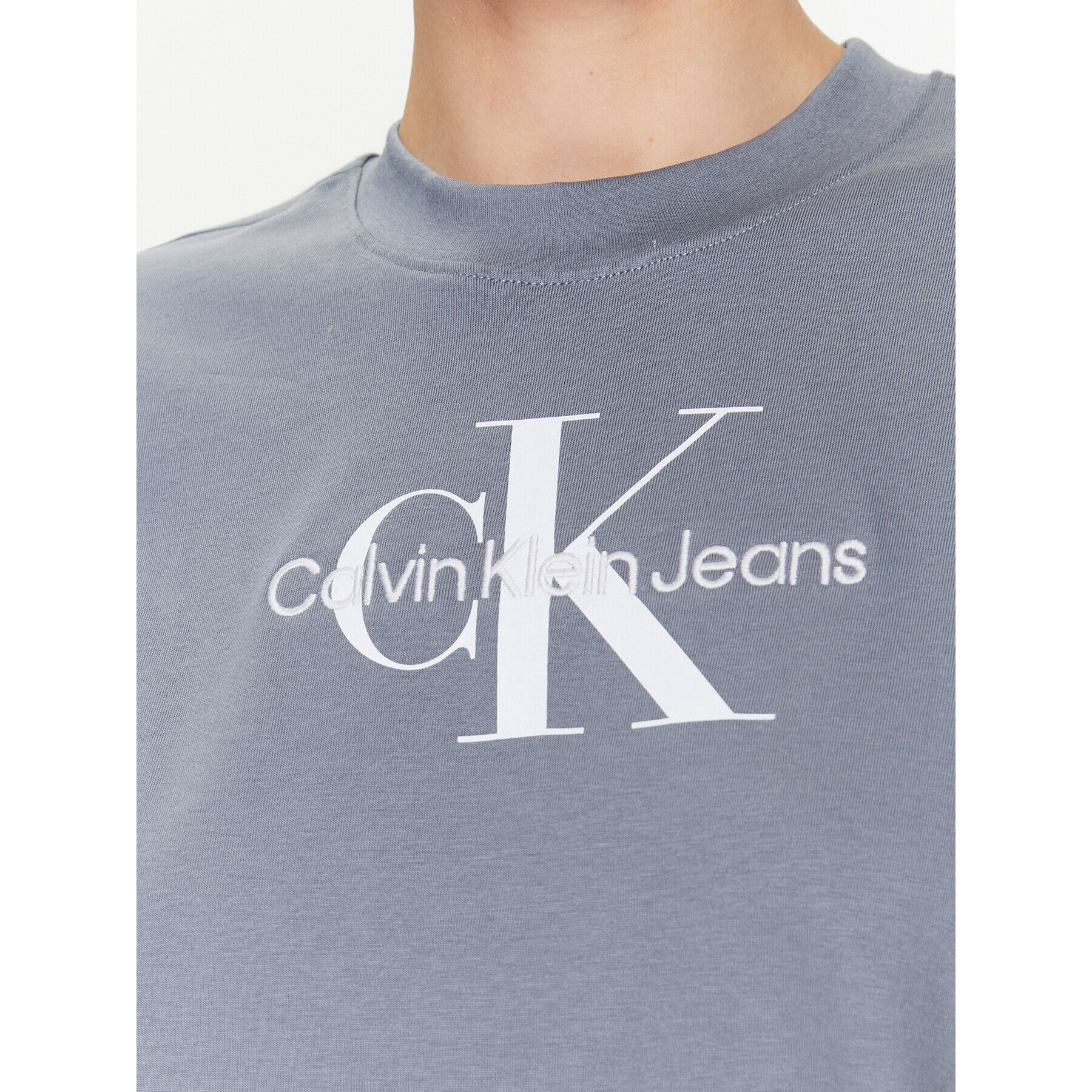 Calvin Klein Jeans T-Shirt J20J220717 Šedá Relaxed Fit - Pepit.cz