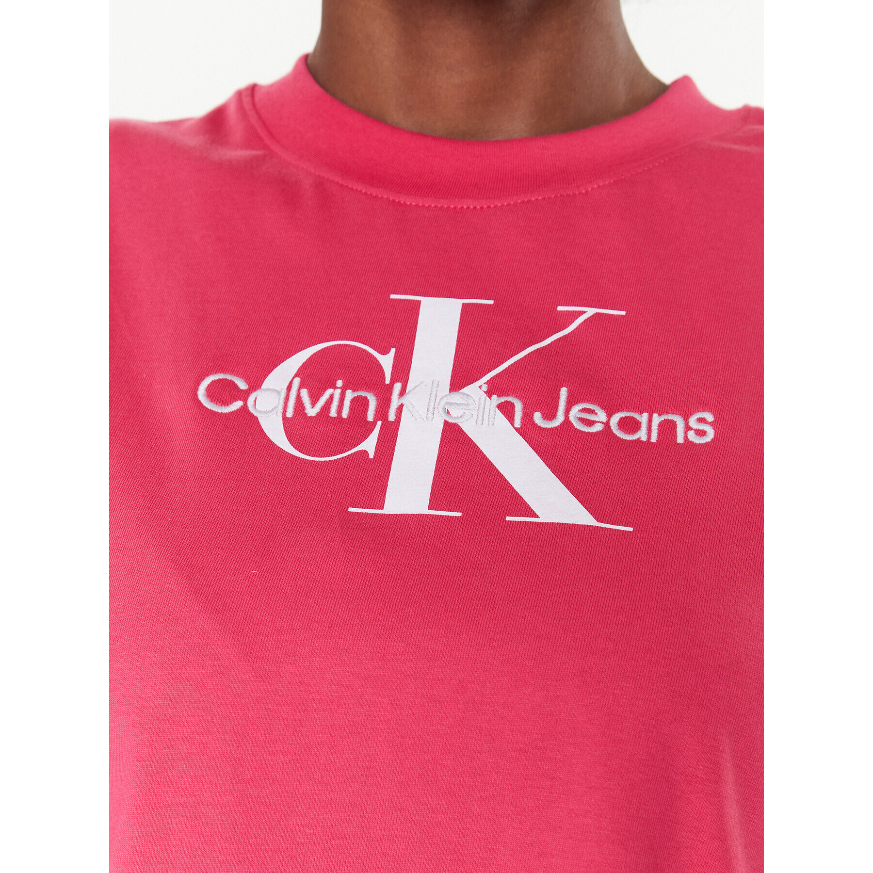 Calvin Klein Jeans T-Shirt J20J220717 Růžová Relaxed Fit - Pepit.cz