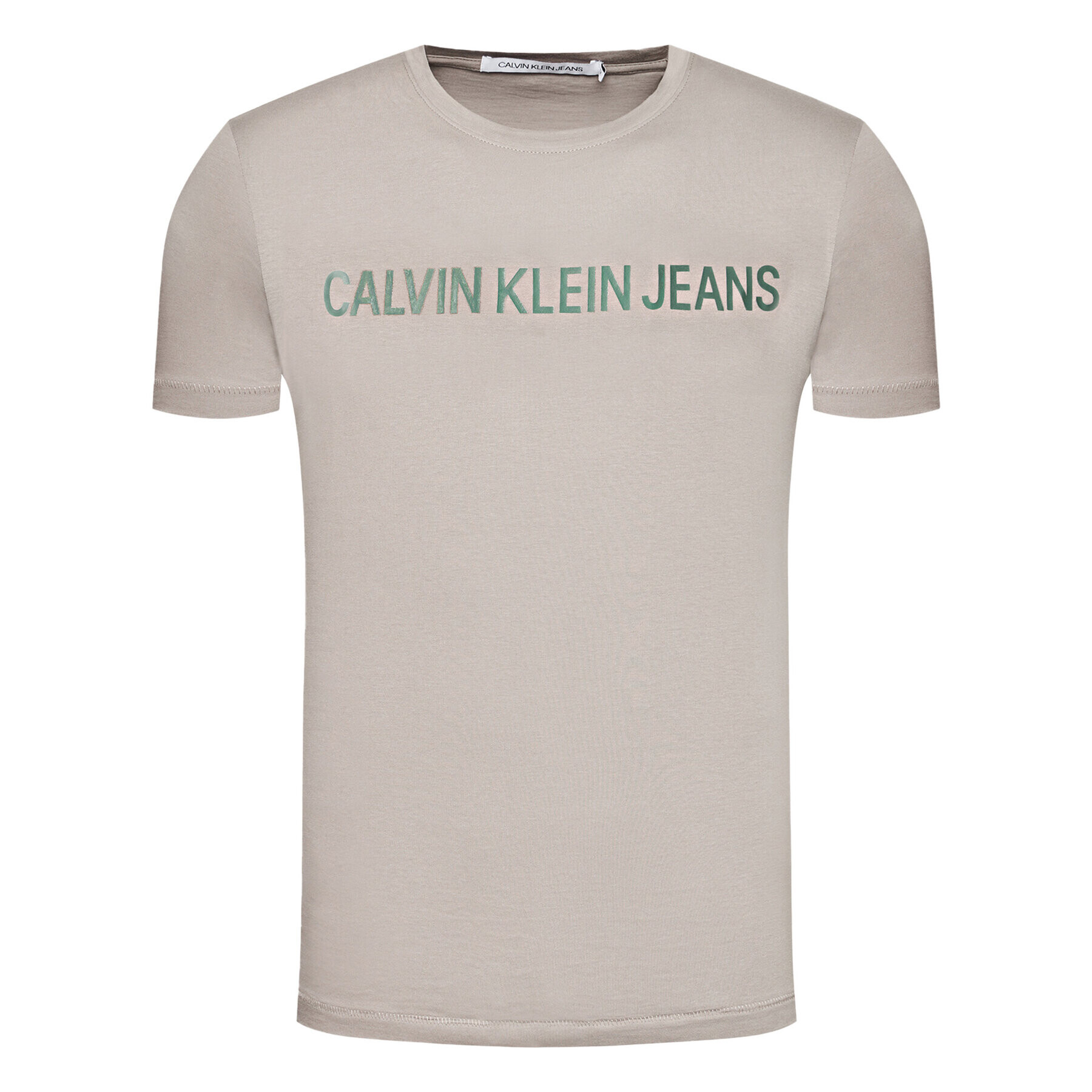 Calvin Klein Jeans T-Shirt J30J307856 Béžová Regular Fit - Pepit.cz