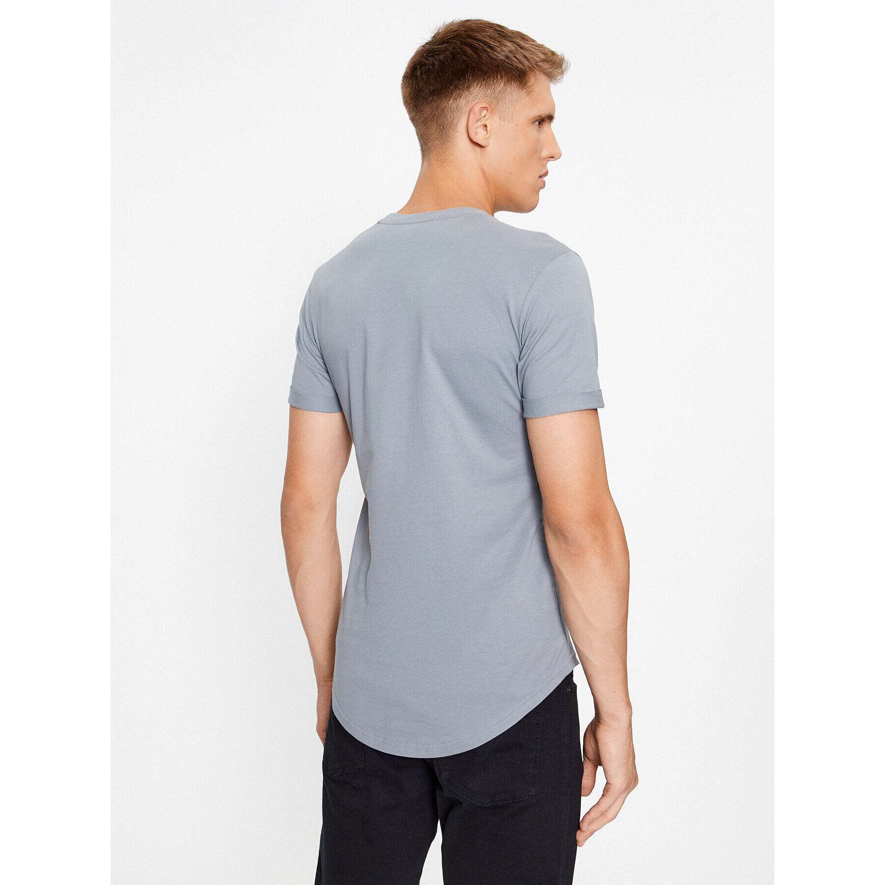 Calvin Klein Jeans T-Shirt J30J315319 Modrá Regular Fit - Pepit.cz