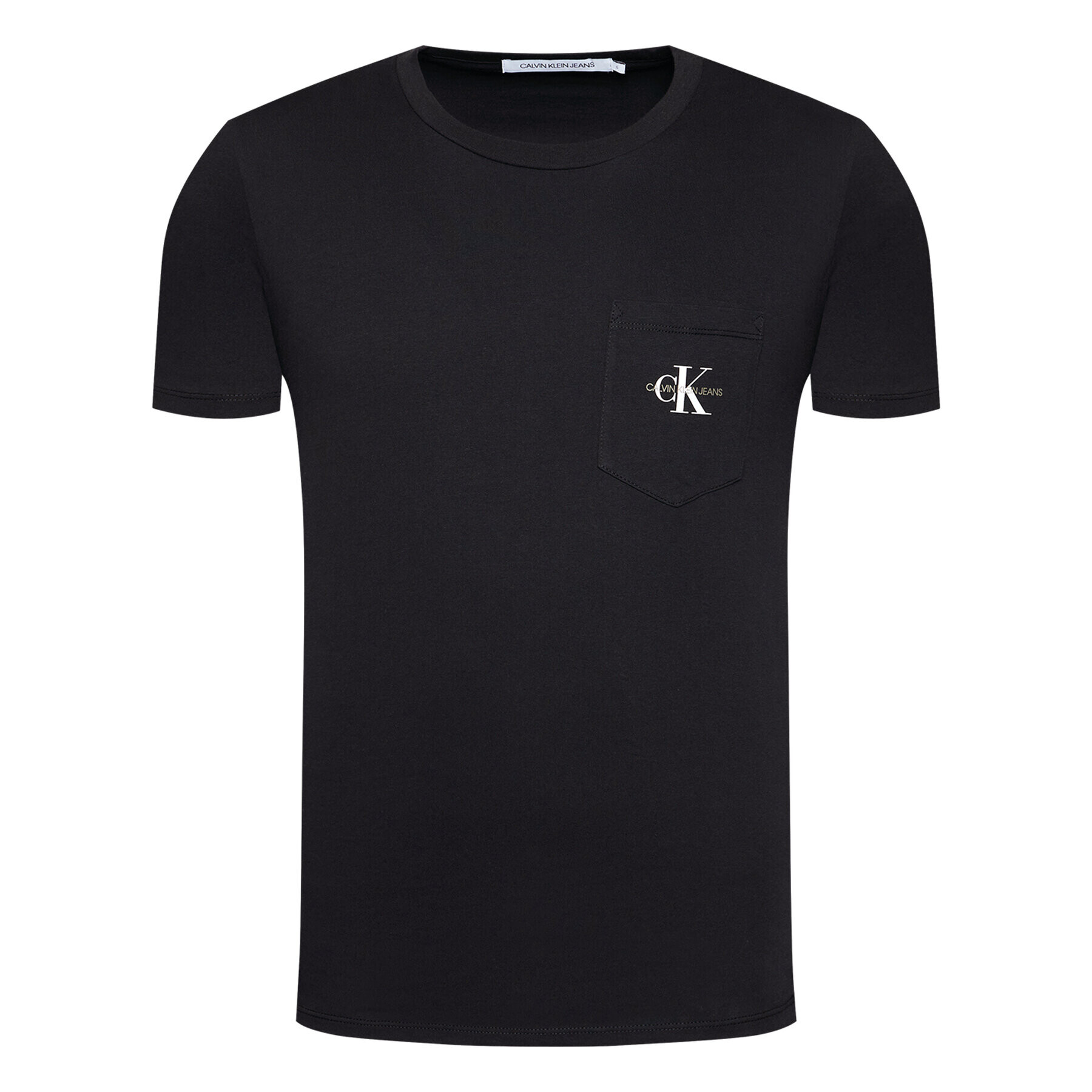 Calvin Klein Jeans T-Shirt J30J317294 Černá Slim Fit - Pepit.cz