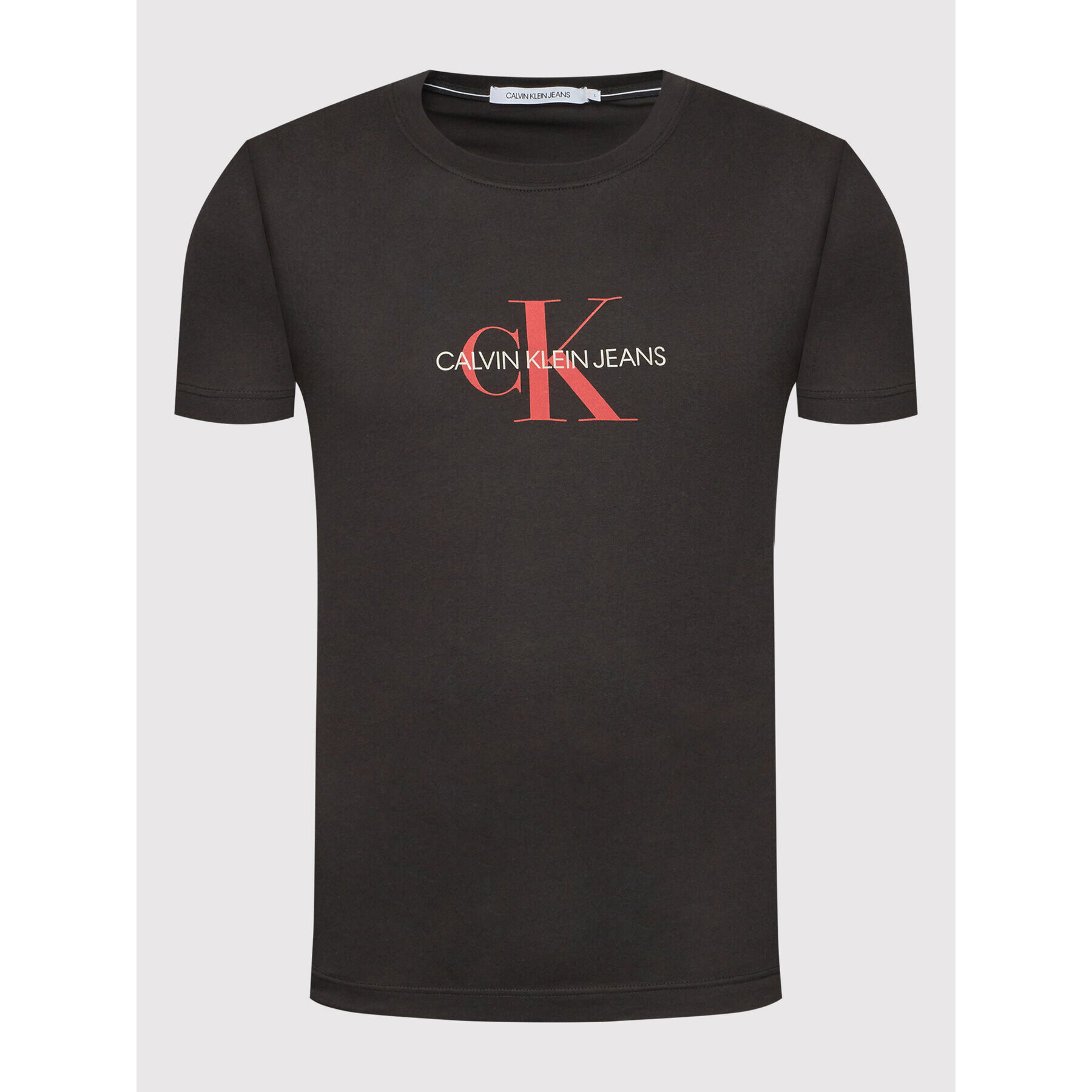 Calvin Klein Jeans T-Shirt J30J318691 Černá Regular Fit - Pepit.cz