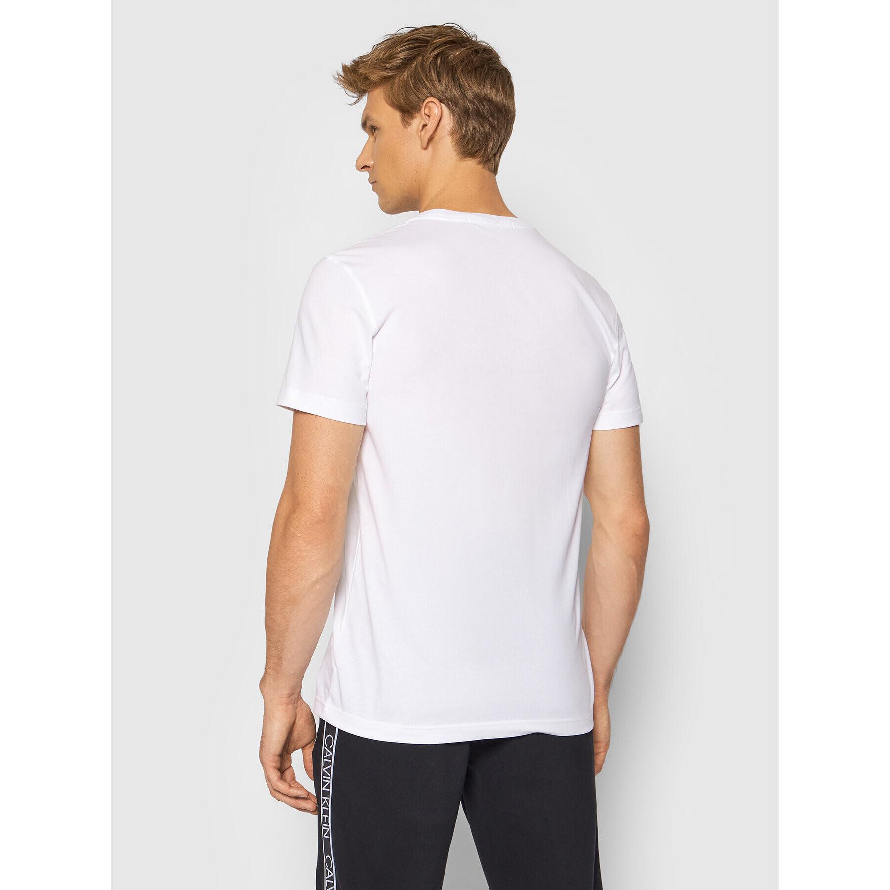 Calvin Klein Jeans T-Shirt J30J319098 Bílá Regular Fit - Pepit.cz