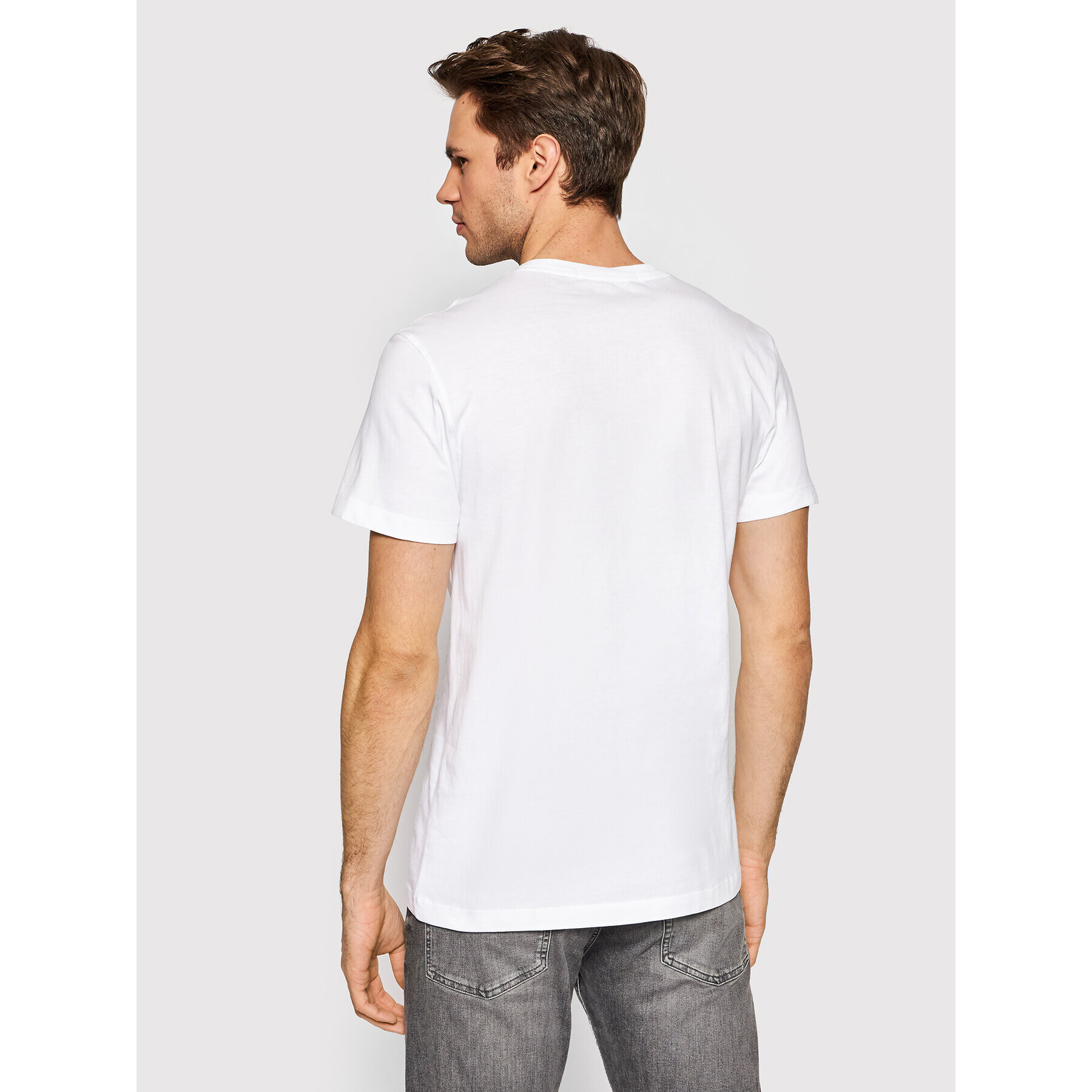 Calvin Klein Jeans T-Shirt J30J319637 Bílá Regular Fit - Pepit.cz