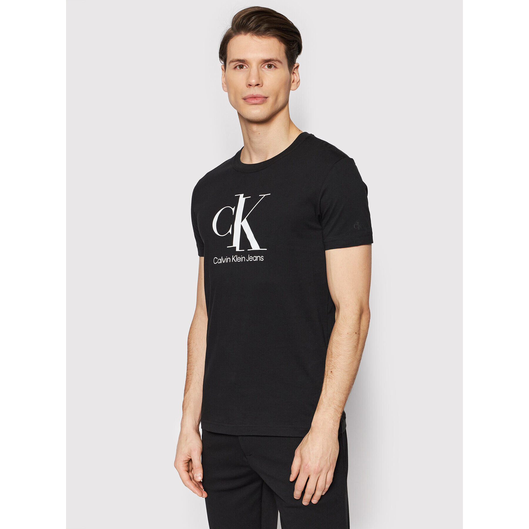 Calvin Klein Jeans T-Shirt J30J319713 Černá Regular Fit - Pepit.cz