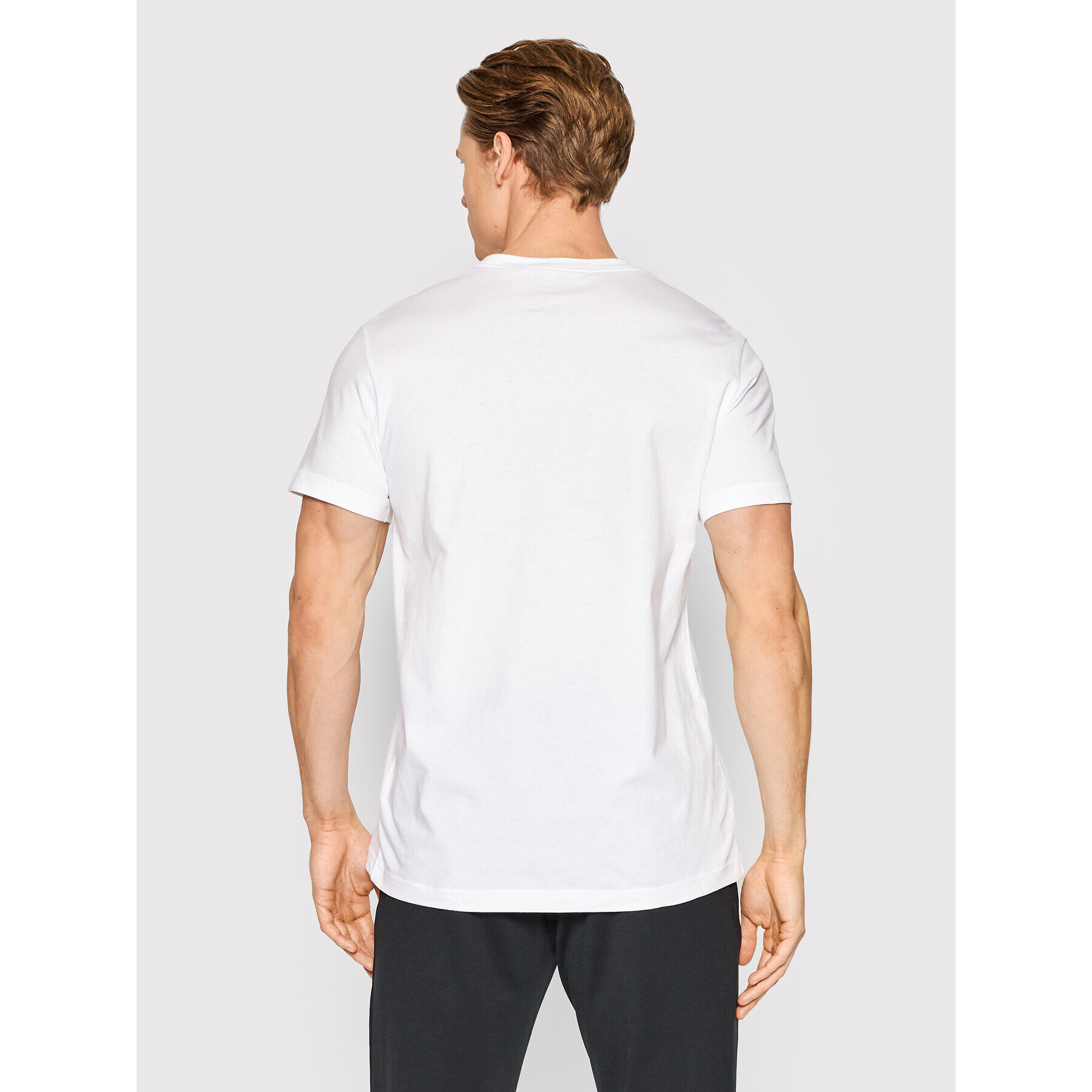 Calvin Klein Jeans T-Shirt J30J320194 Bílá Regular Fit - Pepit.cz