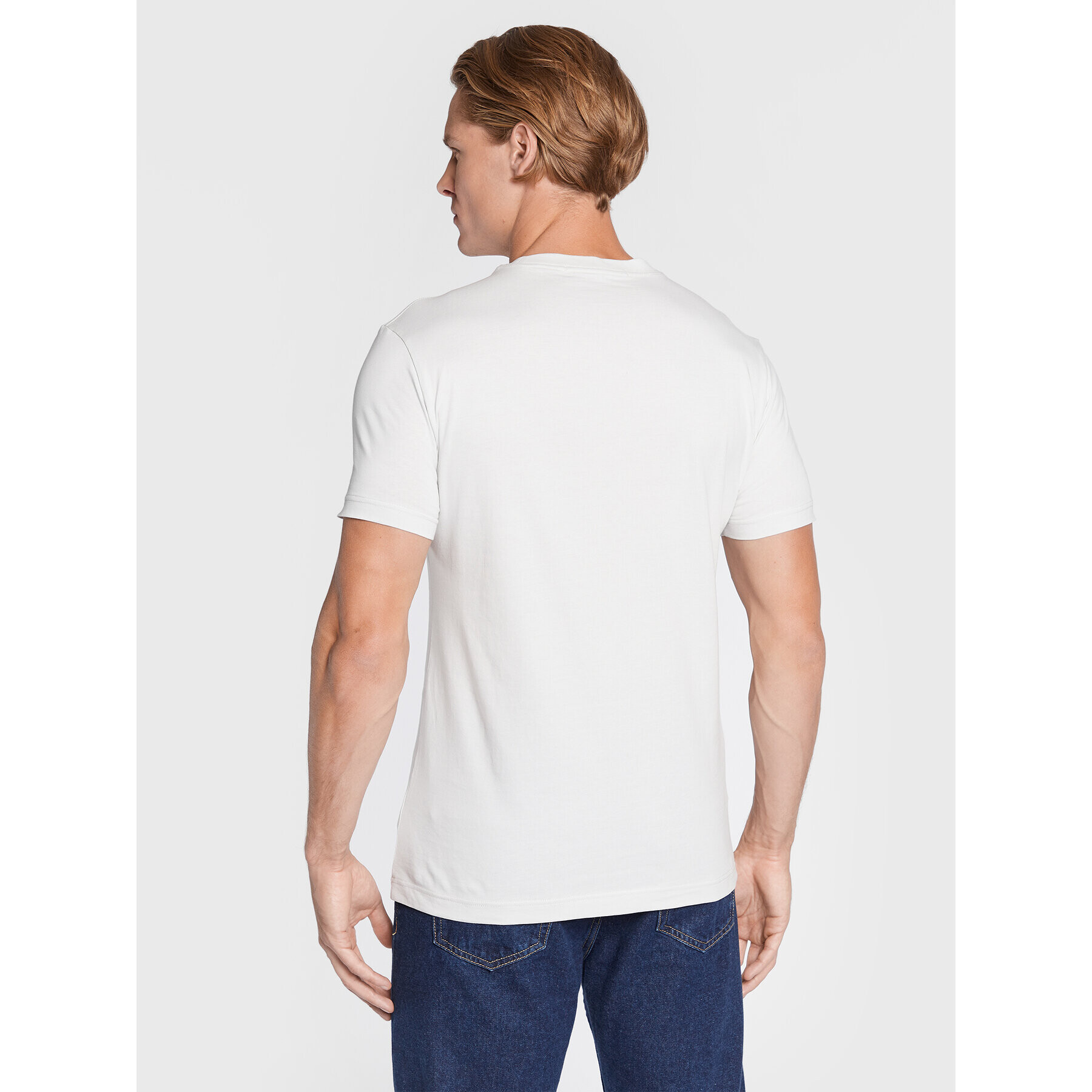 Calvin Klein Jeans T-Shirt J30J320855 Šedá Slim Fit - Pepit.cz