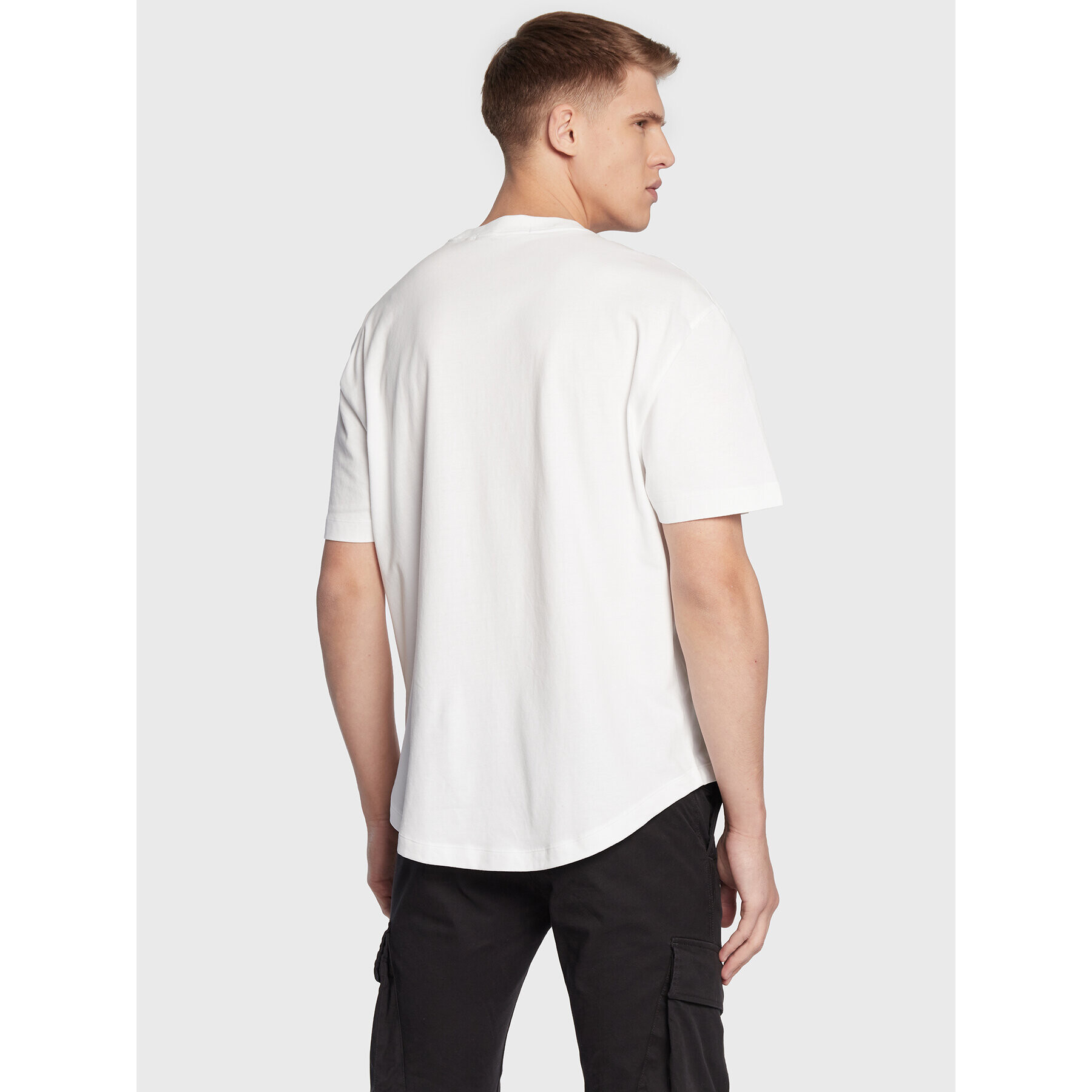 Calvin Klein Jeans T-Shirt J30J321609 Bílá Regular Fit - Pepit.cz