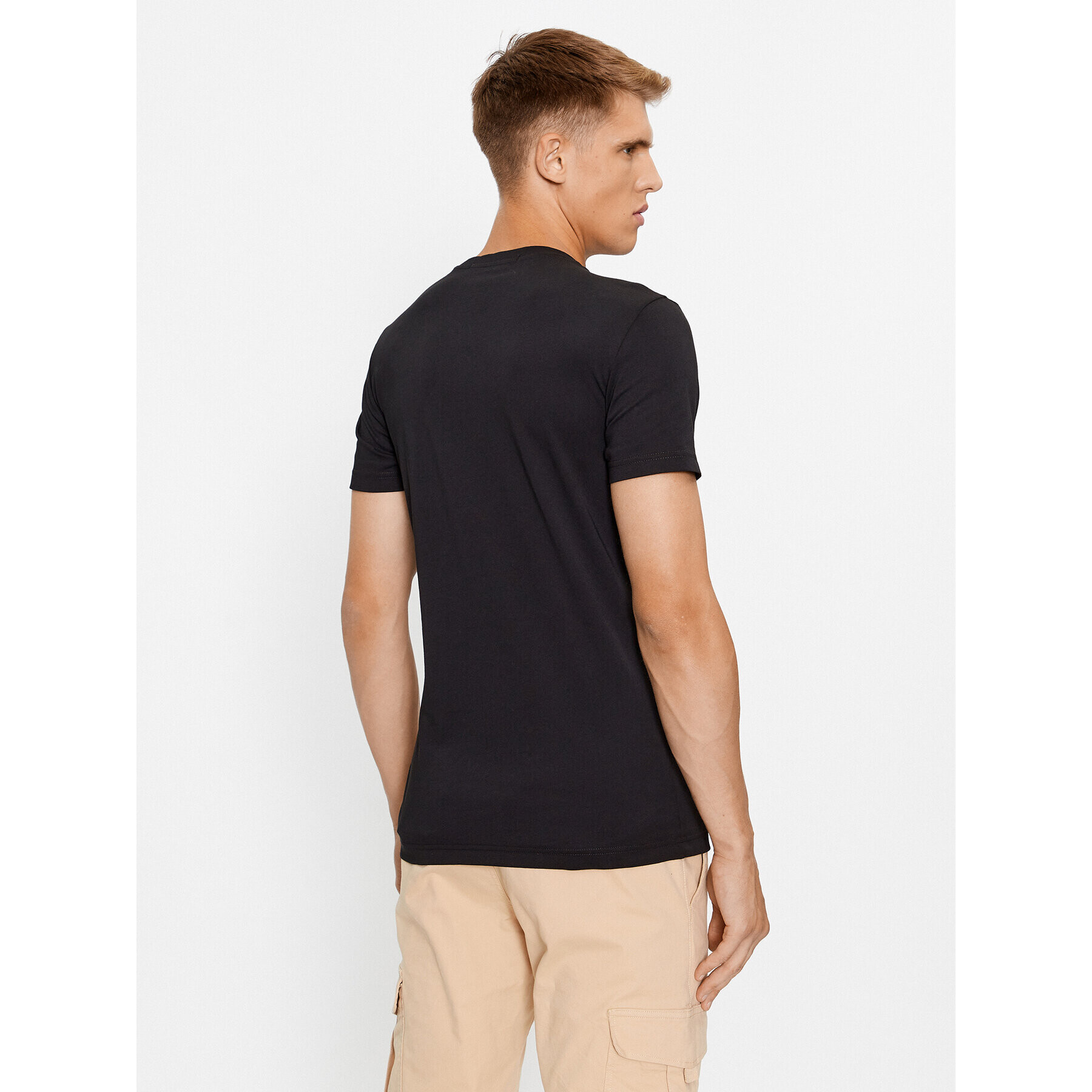 Calvin Klein Jeans T-Shirt J30J322547 Černá Slim Fit - Pepit.cz