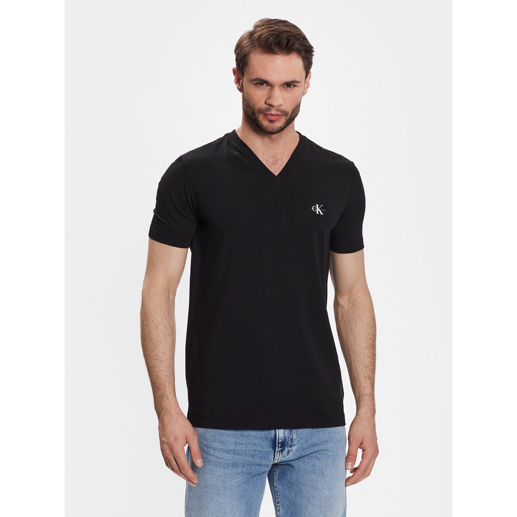 Calvin Klein Jeans T-Shirt J30J322842 Černá Regular Fit - Pepit.cz